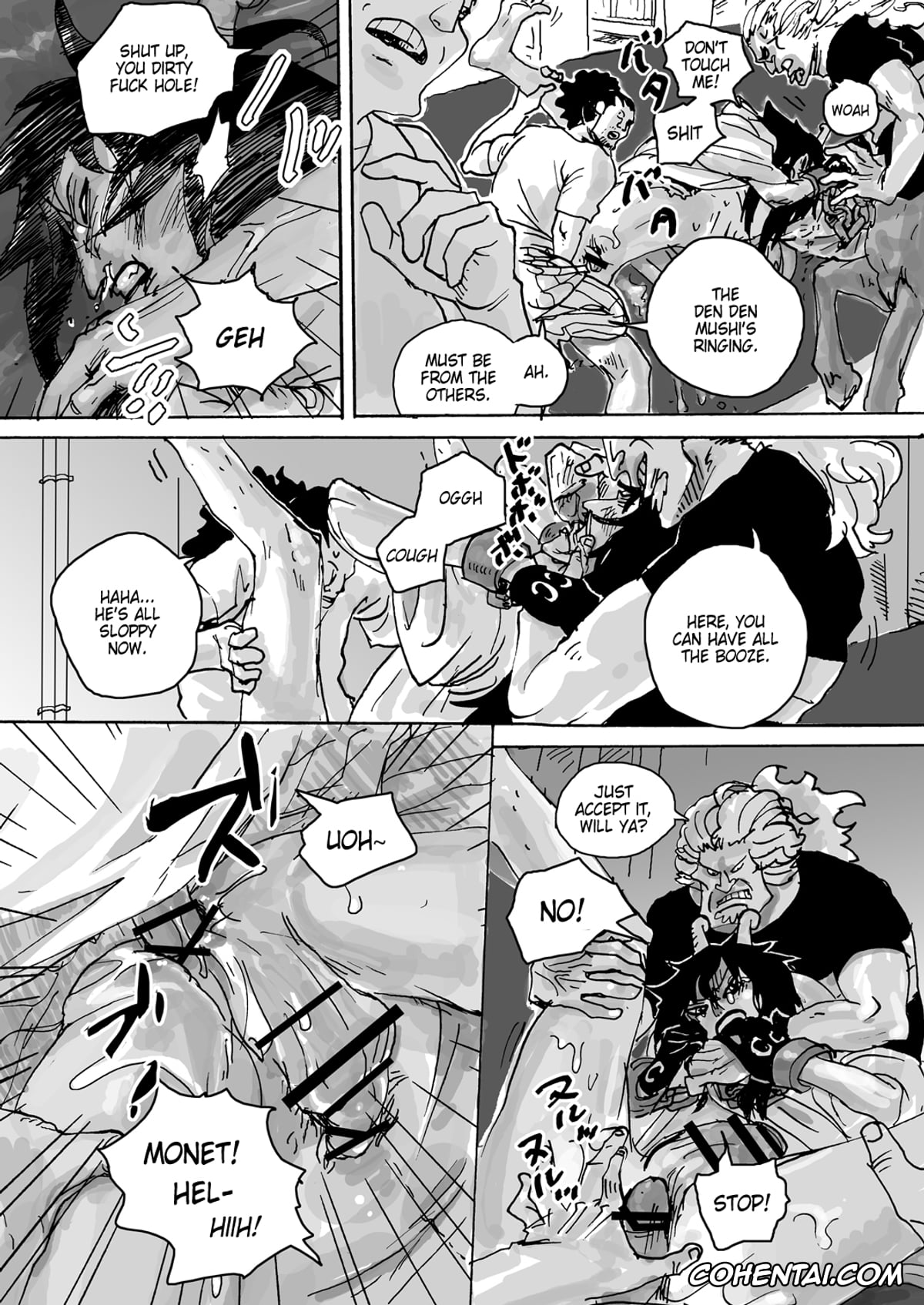 One Piece xxx, Caesar Clown xxx, Crocodile xxx, Donquixote Doflamingo xxx, Trafalgar Law xxx, THE OFFENDERS (One Piece), pagina 46