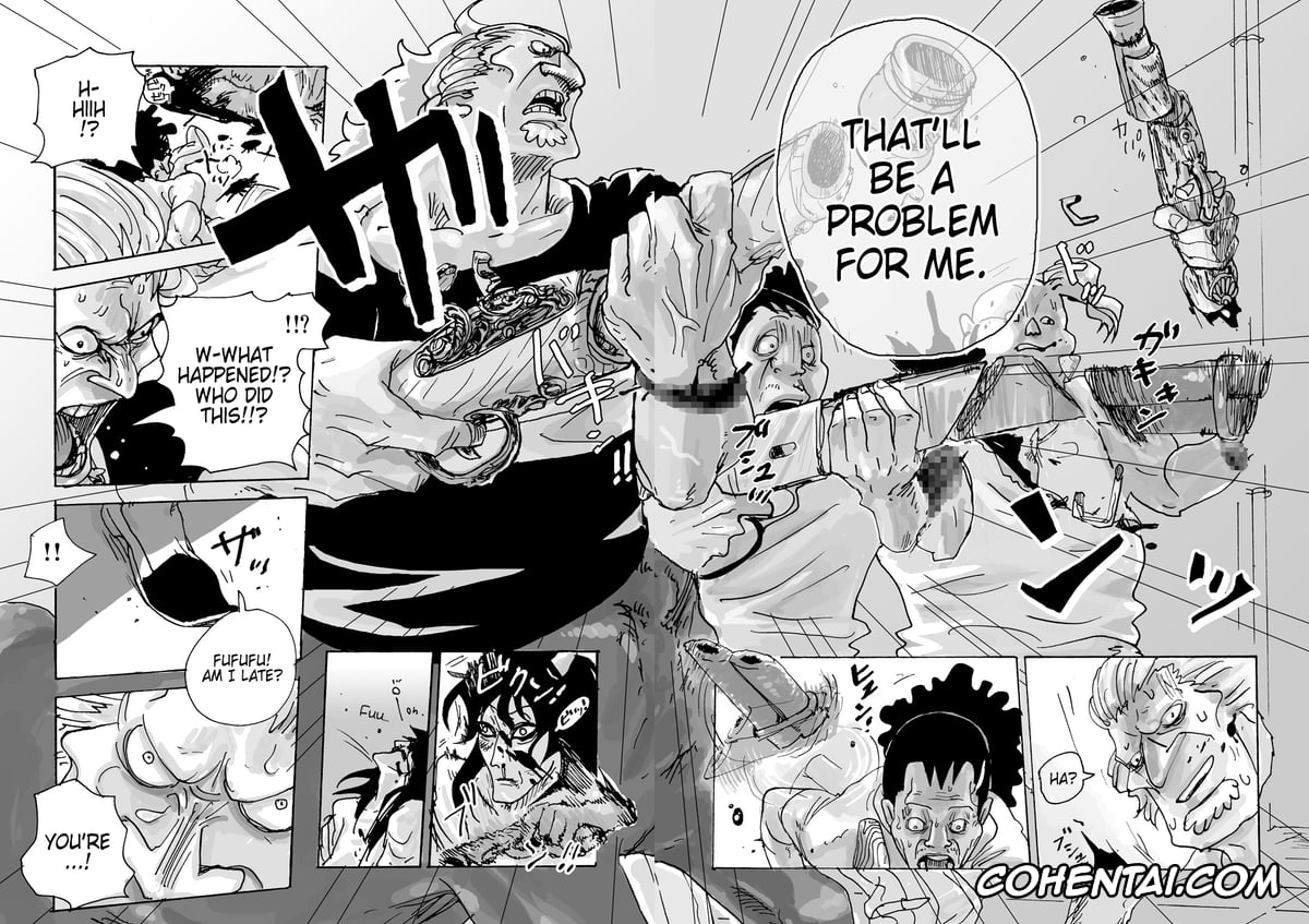 One Piece xxx, Caesar Clown xxx, Crocodile xxx, Donquixote Doflamingo xxx, Trafalgar Law xxx, THE OFFENDERS (One Piece), pagina 55