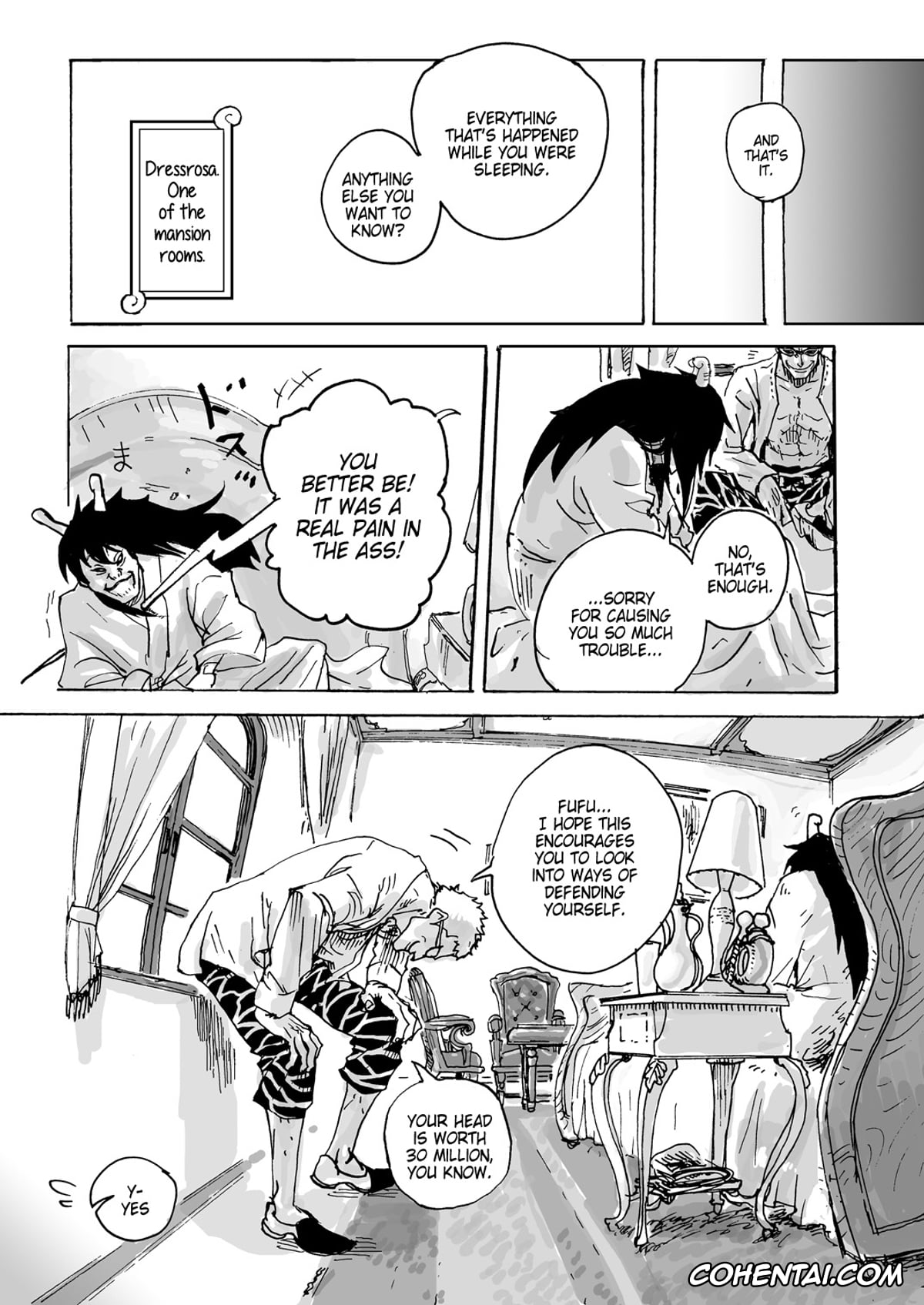 One Piece hentai, Caesar Clown hentai, Crocodile hentai, Donquixote Doflamingo hentai, Trafalgar Law hentai, THE OFFENDERS (One Piece), pagina 60