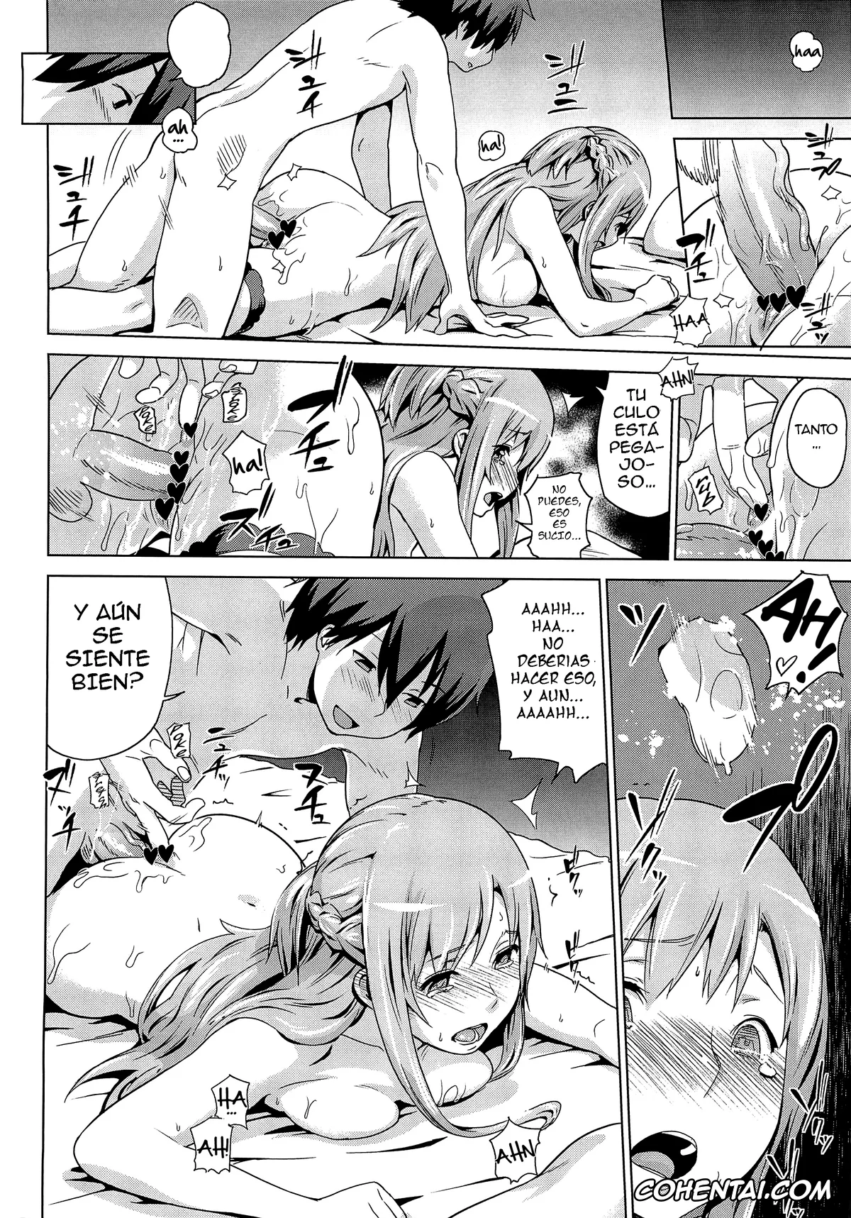 Sword Art Online hentai, Asuna Yuuki hentai, Kazuto Kirigaya | Kirito hentai, Tousaku no Honeymoon (Sword Art Online), pagina 9