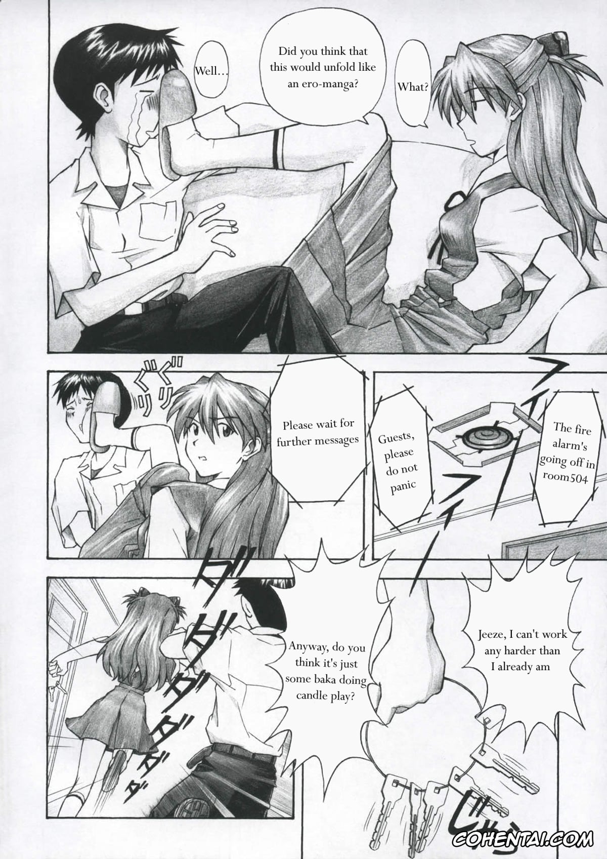 Neon Genesis Evangelion hentai, Asuka Langley Soryu hentai, Shinji Ikari hentai, ASUKA TRIAL (Neon Genesis Evangelion), pagina 9