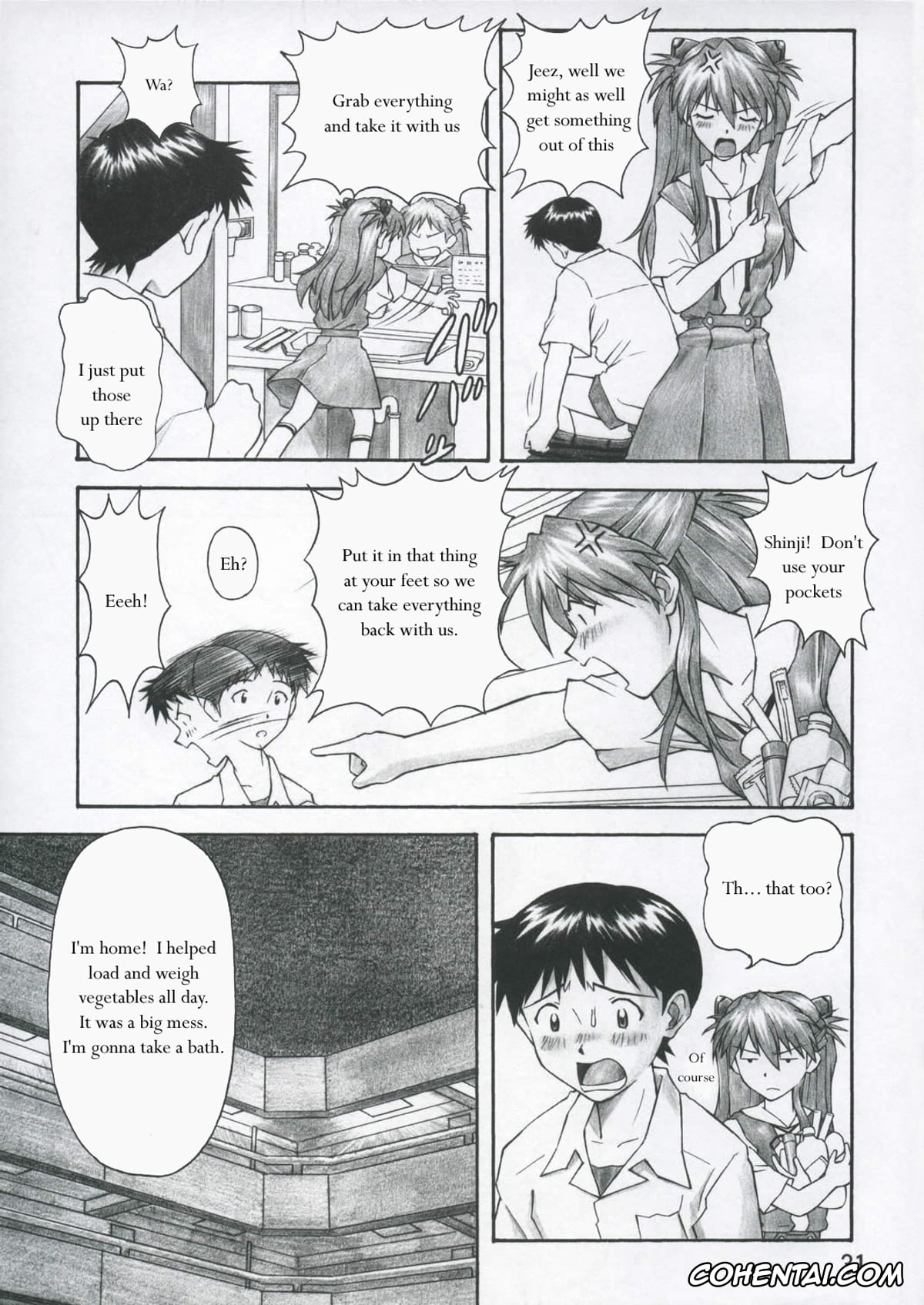 Neon Genesis Evangelion hentai, Asuka Langley Soryu hentai, Shinji Ikari hentai, ASUKA TRIAL (Neon Genesis Evangelion), pagina 30