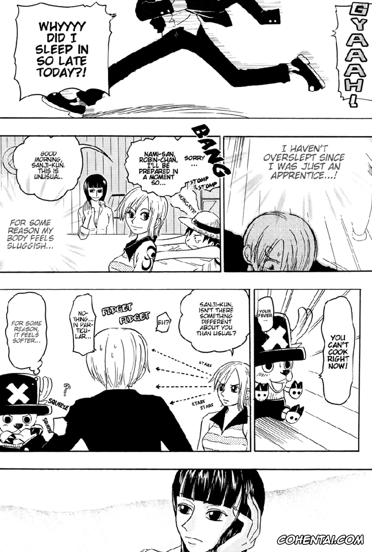 One Piece xxx, Nico Robin xxx, Sanji Vinsmoke xxx, Strange Qualia (One Piece), pagina 4