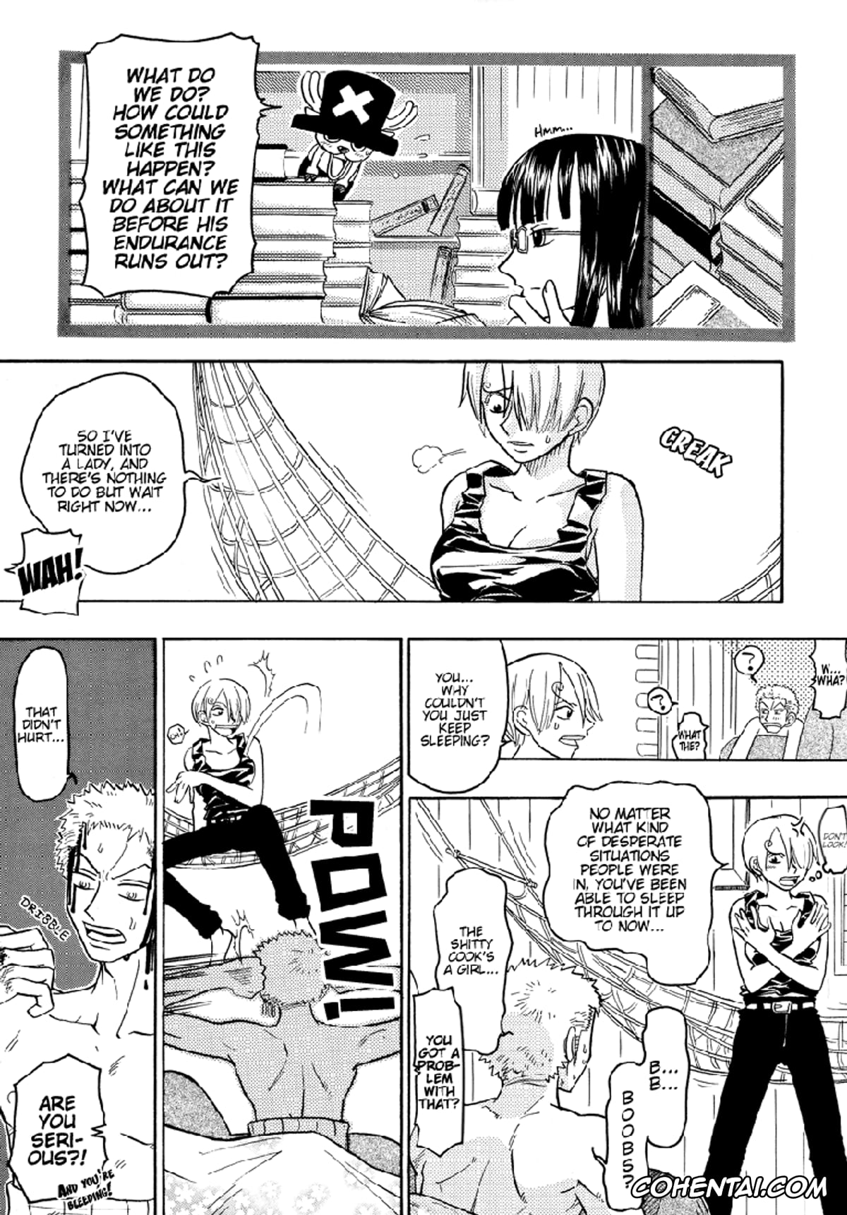 One Piece hentai, Nico Robin hentai, Sanji Vinsmoke hentai, Strange Qualia (One Piece), pagina 6