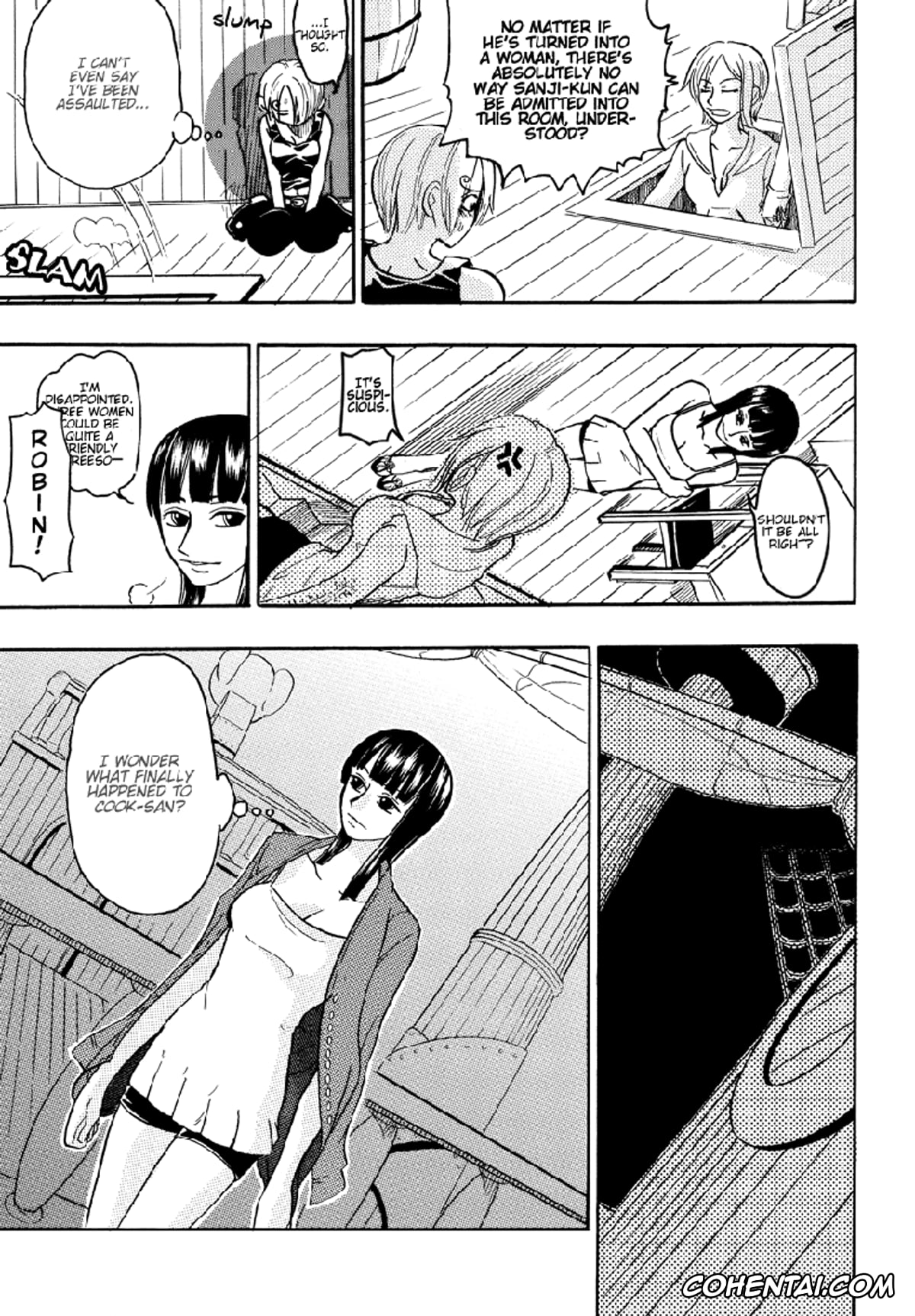 One Piece porno, Nico Robin porno, Sanji Vinsmoke porno, Strange Qualia (One Piece), pagina 8