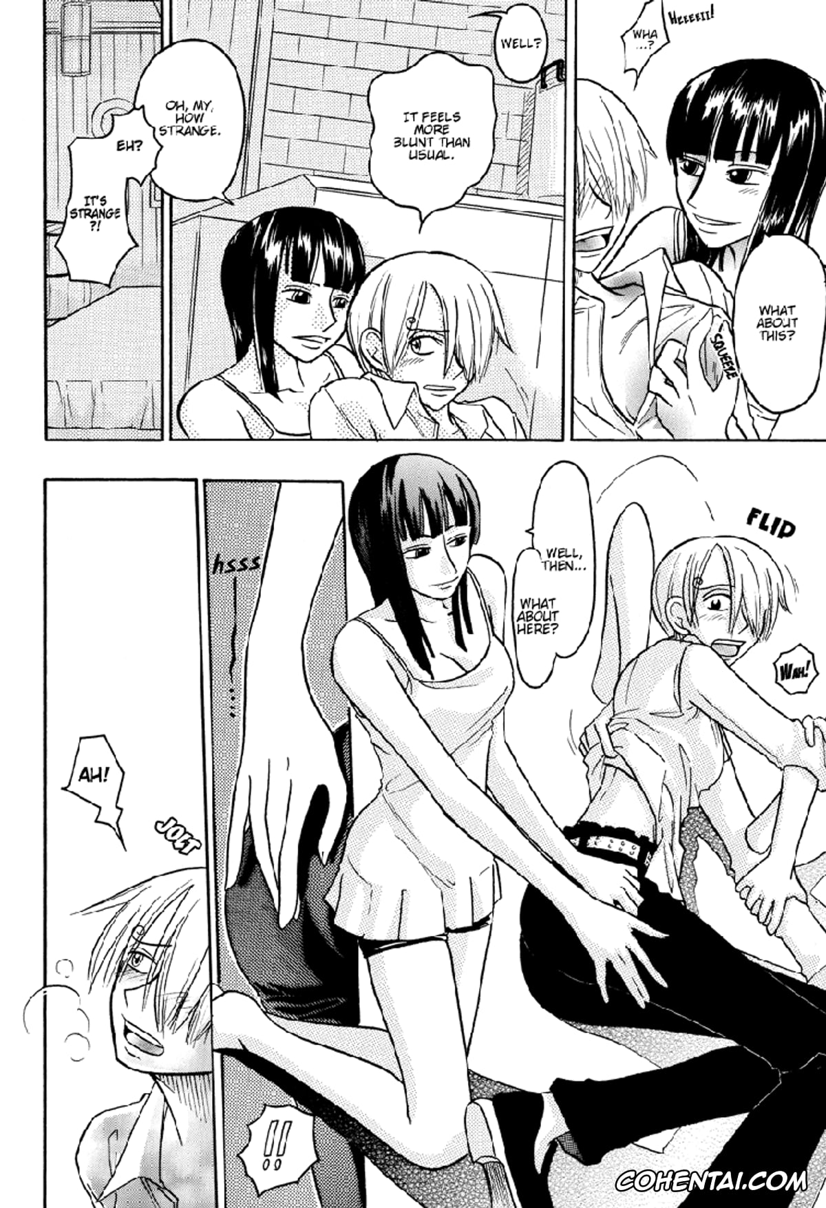 One Piece xxx, Nico Robin xxx, Sanji Vinsmoke xxx, Strange Qualia (One Piece), pagina 13