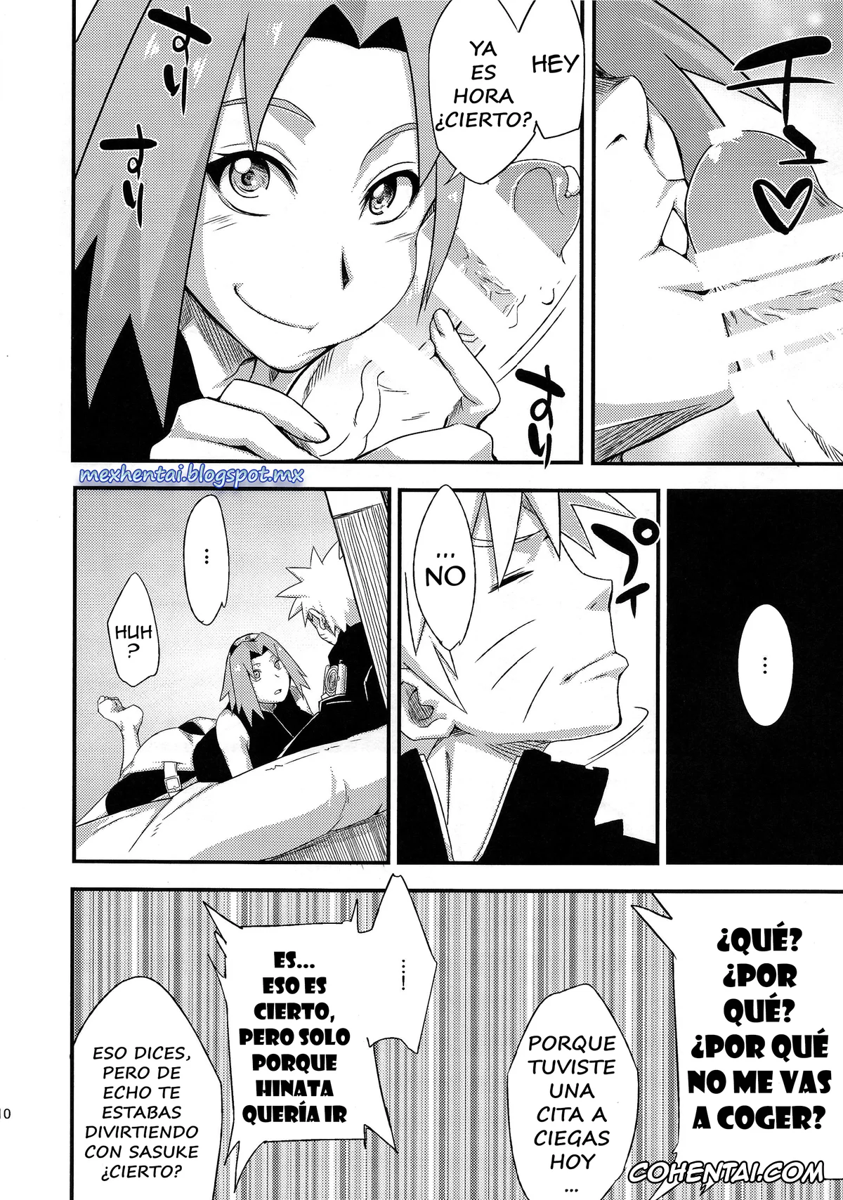 NARUTO hentai, Naruto Uzumaki hentai, Sakura Haruno hentai, Saboten Nindou 3 (Naruto), pagina 9
