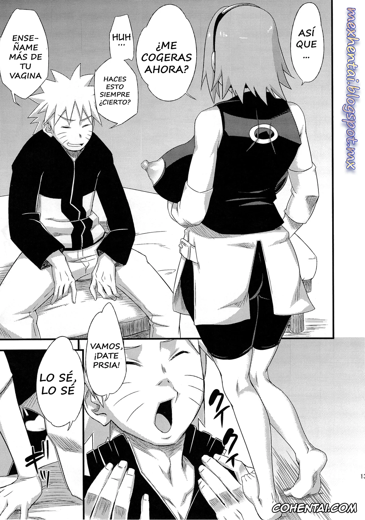 NARUTO hentai, Naruto Uzumaki hentai, Sakura Haruno hentai, Saboten Nindou 3 (Naruto), pagina 12