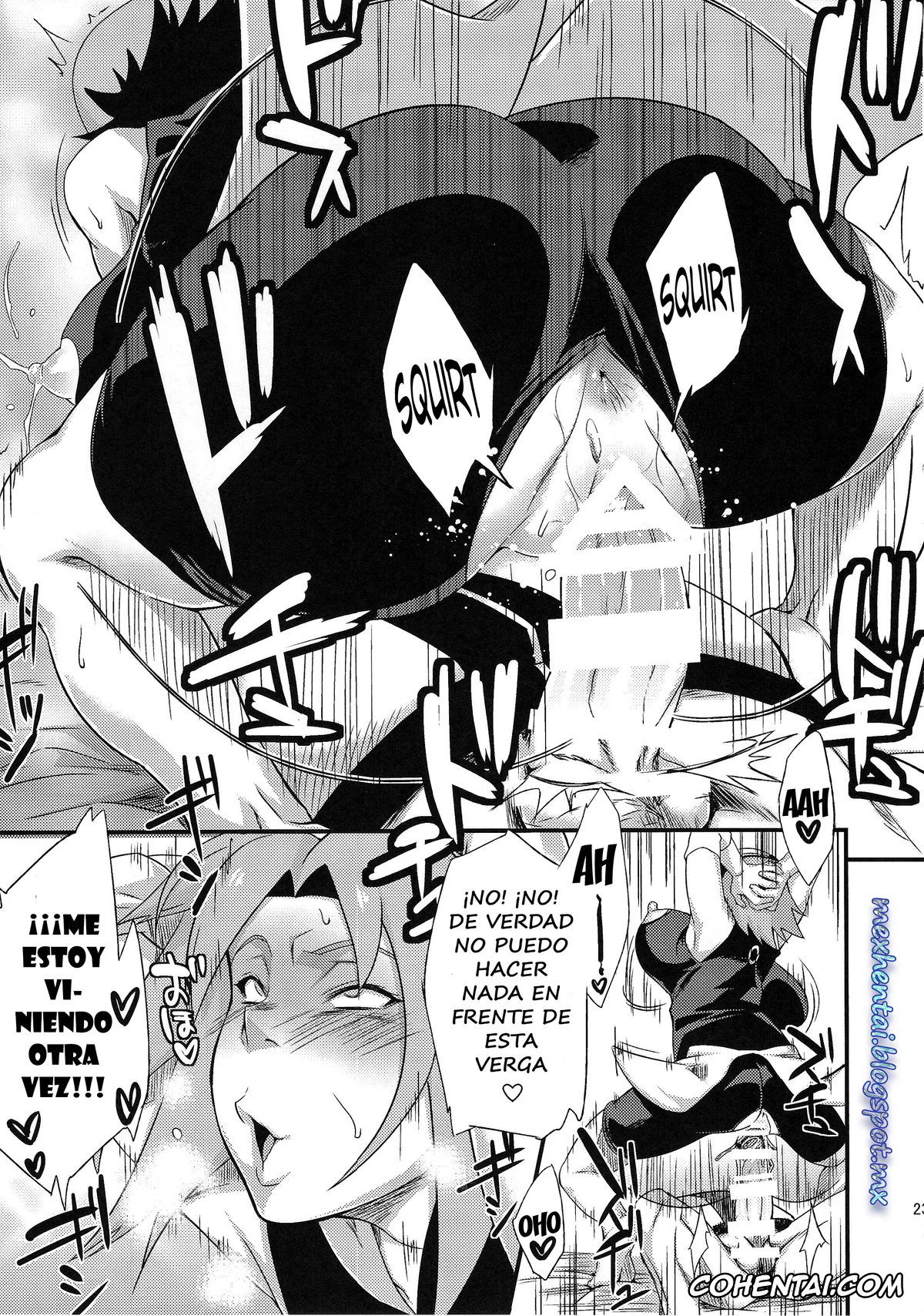 NARUTO xxx, Naruto Uzumaki xxx, Sakura Haruno xxx, Saboten Nindou 3 (Naruto), pagina 22