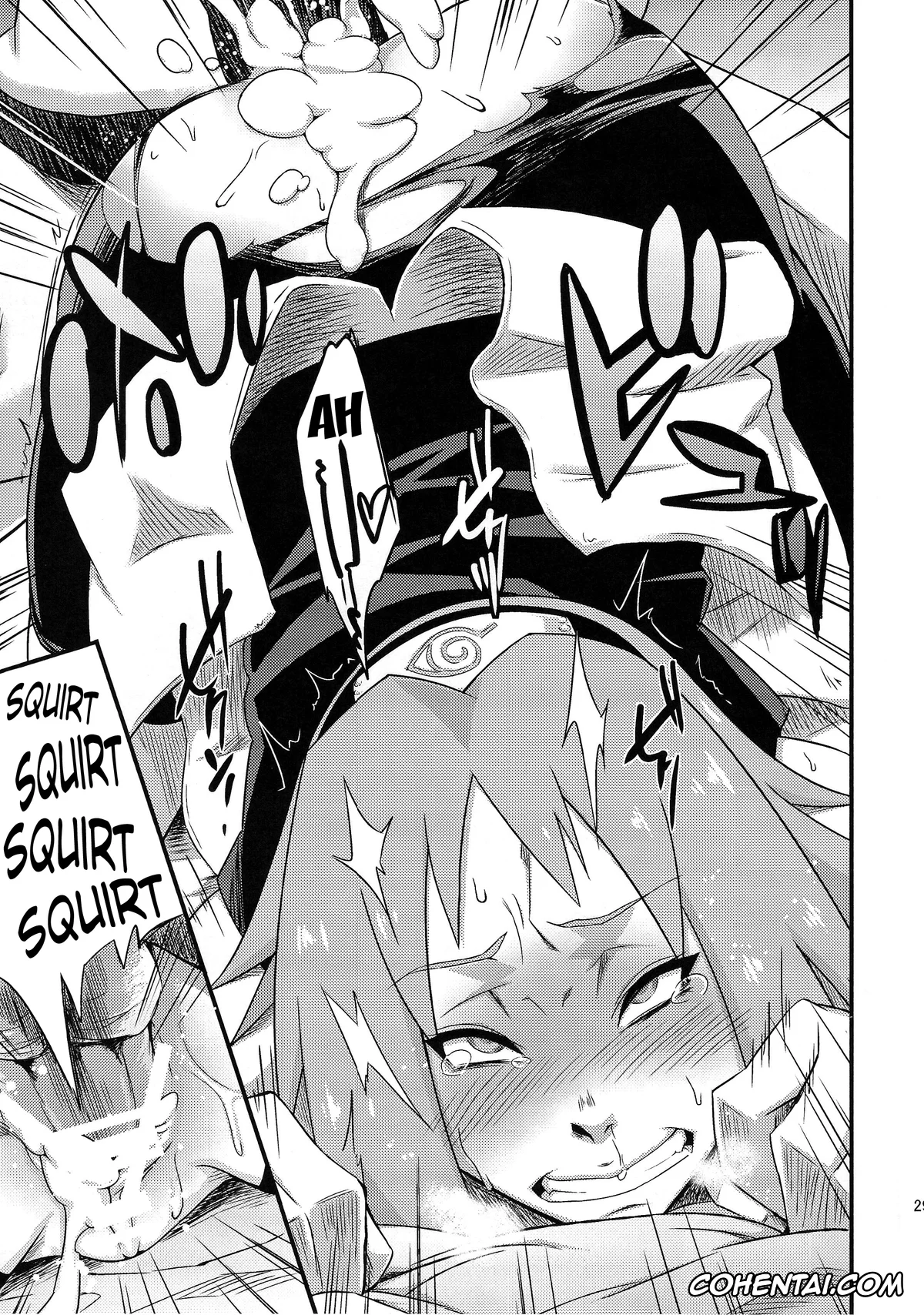 NARUTO xxx, Naruto Uzumaki xxx, Sakura Haruno xxx, Saboten Nindou 3 (Naruto), pagina 28