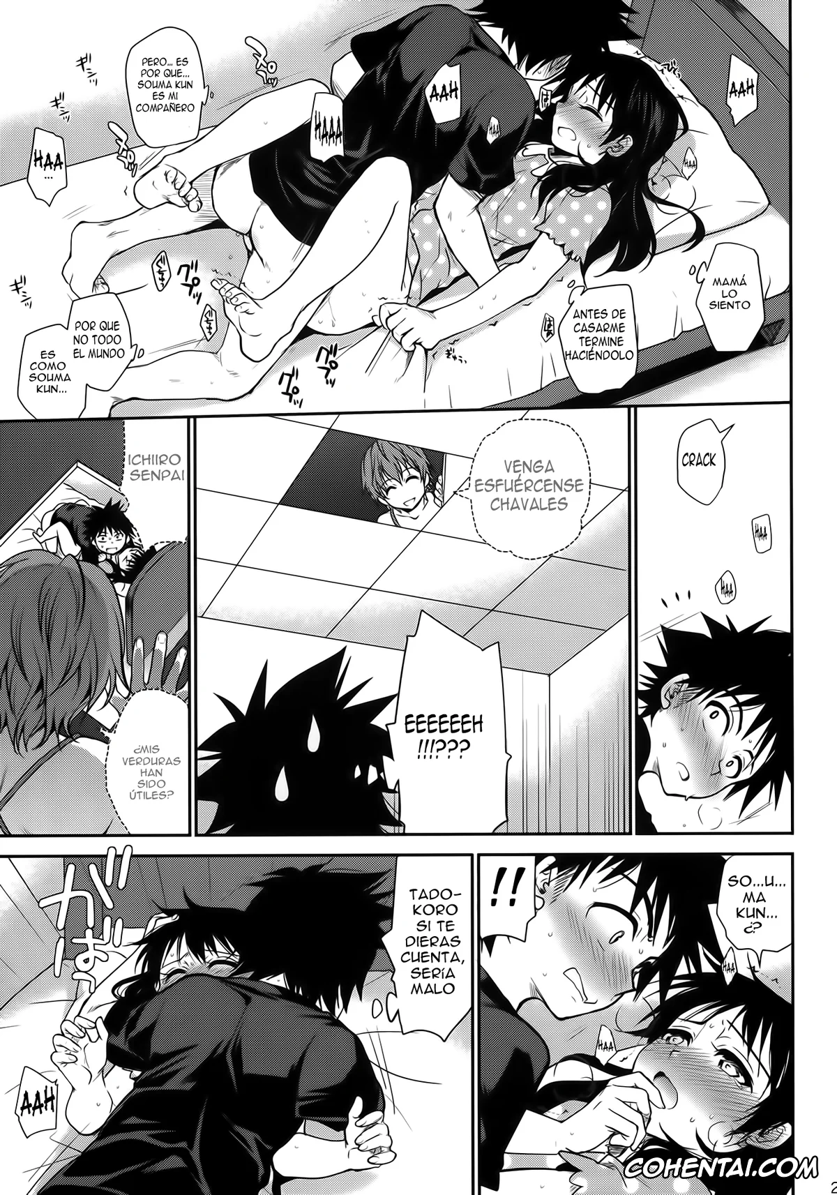 Shokugeki no Soma xxx, Megumi Tadokoro xxx, Souma Yukihira xxx, Shokuyoku Zenkai! (Shokugeki no Soma), pagina 28