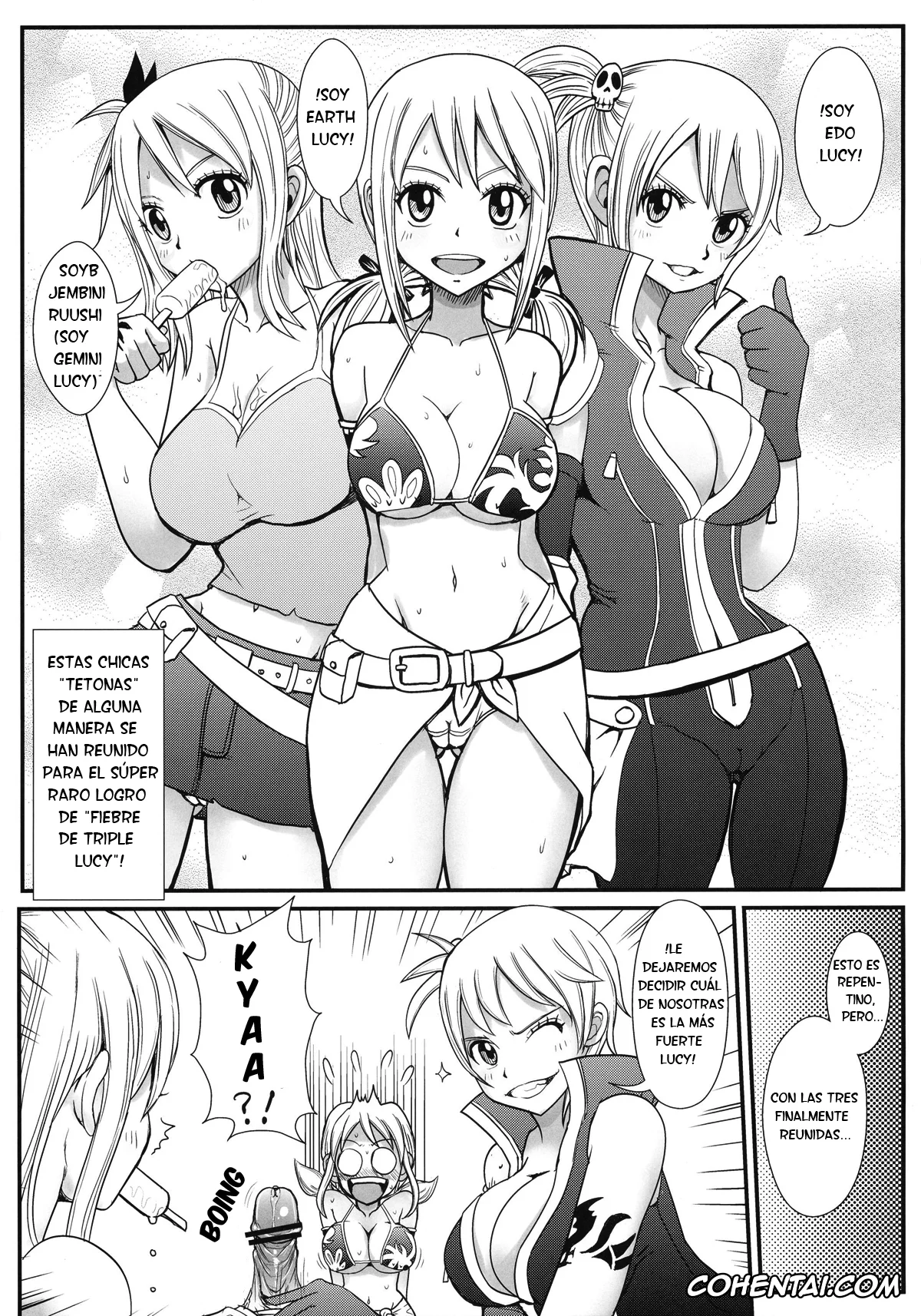 Fairy Tail porno, Lucy Ashley porno, Lucy Heartfilia porno, Mirajane Strauss porno, Natsu Dragneel porno, Double Lucy (Fairy Tail), pagina 23