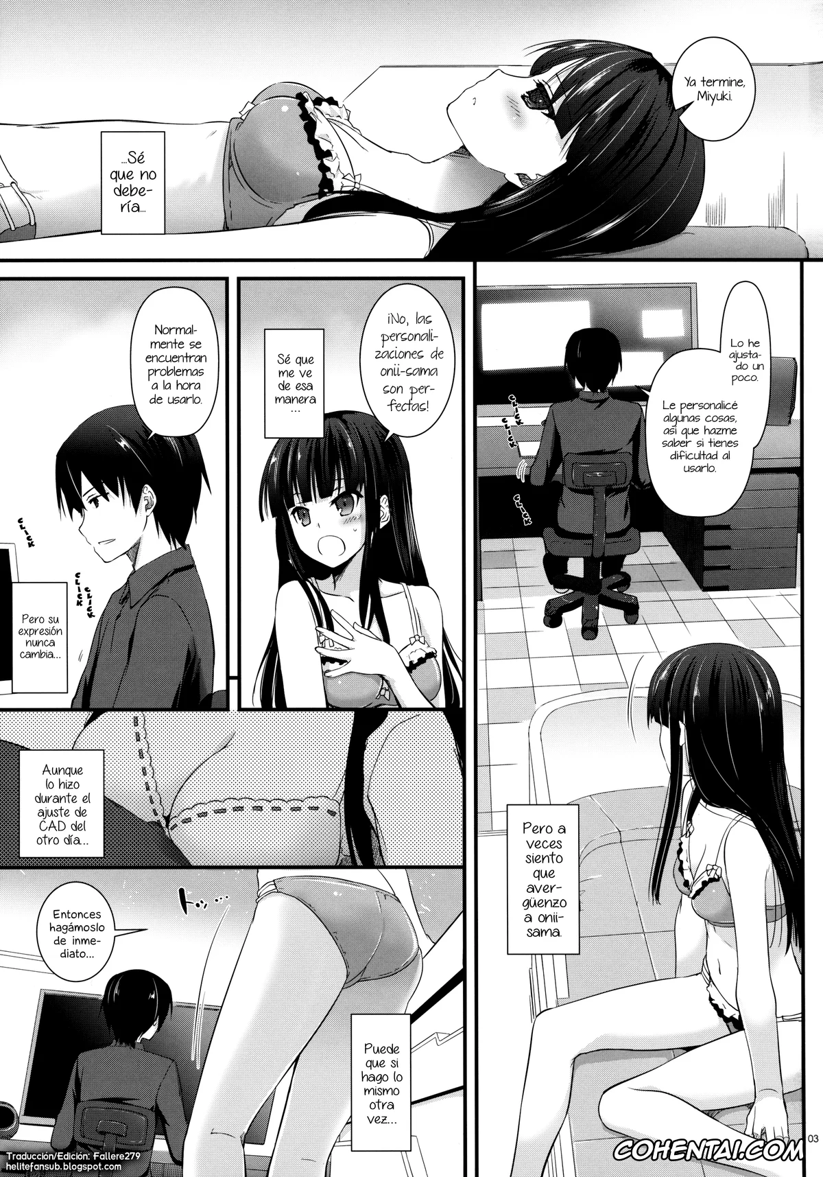 Mahouka Koukou no Rettousei porno, Miyuki Shiba porno, Tatsuya Shiba porno, D.L. action 86 (Mahouka Koukou no Rettousei), pagina 2
