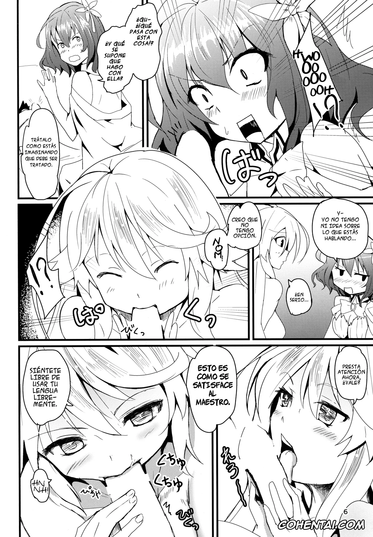 No Game No Life hentai, Jibril hentai, Sora hentai, Stephanie Dola hentai, Jibril to Steph no Gohoushi Shitemita! (No Game No Life), pagina 6