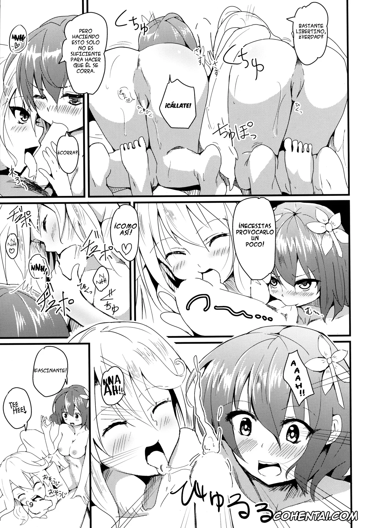 No Game No Life hentai, Jibril hentai, Sora hentai, Stephanie Dola hentai, Jibril to Steph no Gohoushi Shitemita! (No Game No Life), pagina 9