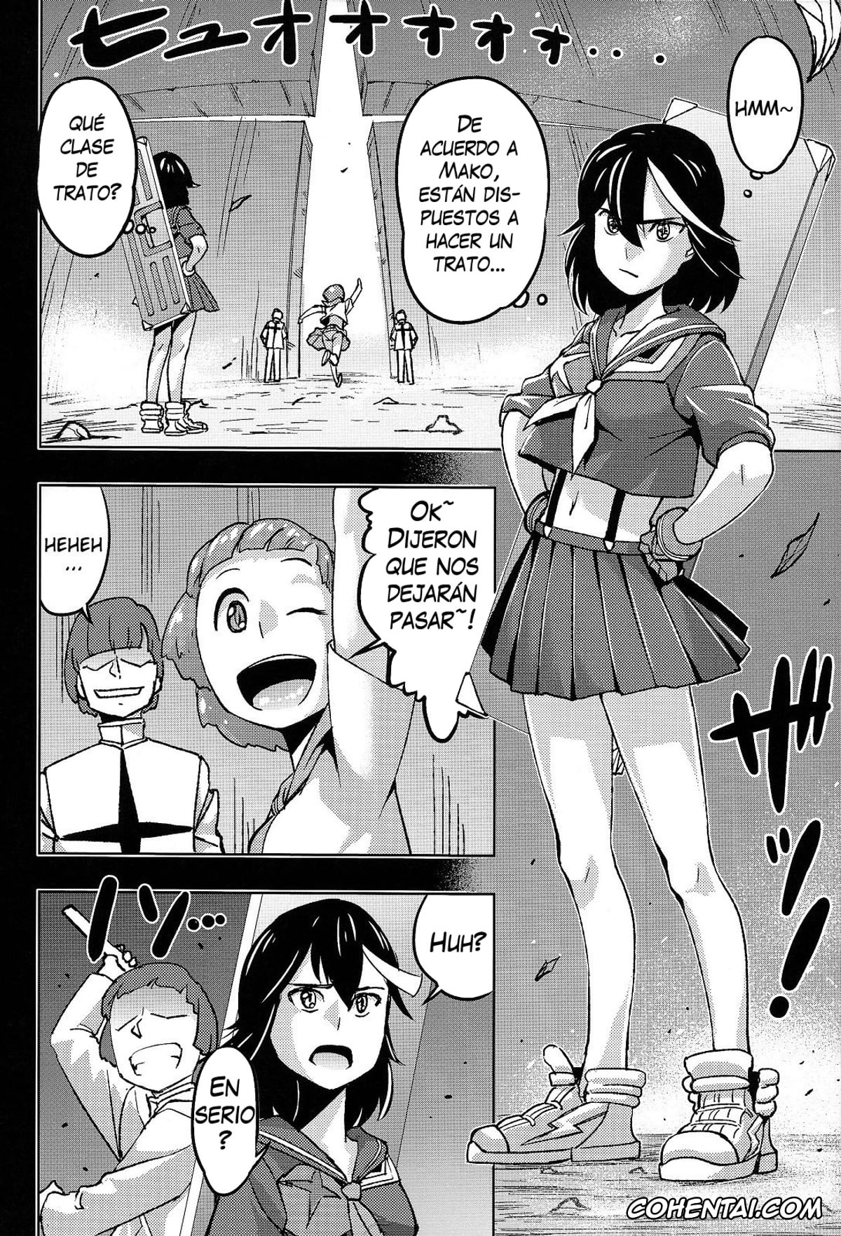 Kill la Kill hentai, Mako Mankanshoku hentai, Ryuuko Matoi hentai, Sei Isou Ki! Hanru ka Hanrareru ka (Kill la Kill), pagina 3