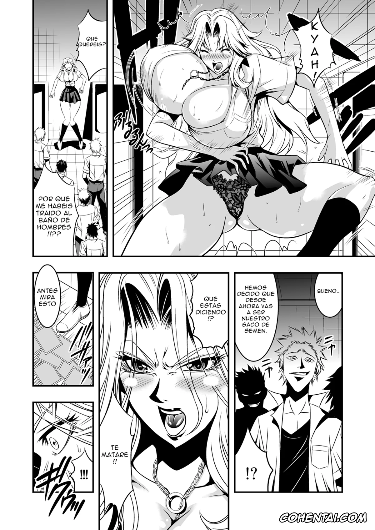 Bleach xxx, Rangiku Matsumoto xxx, Toilet no Rangiku-san (Bleach), pagina 4
