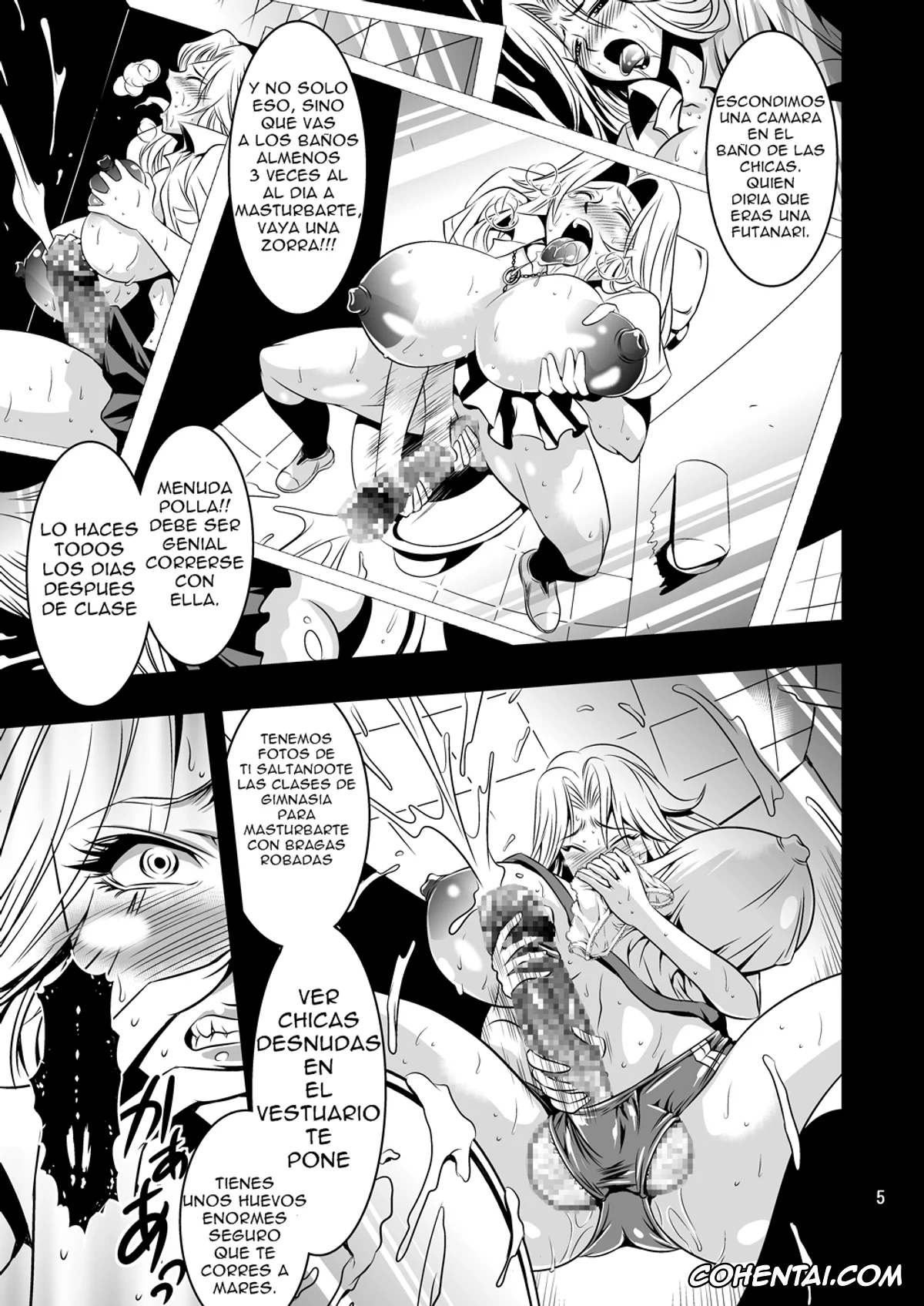 Bleach porno, Rangiku Matsumoto porno, Toilet no Rangiku-san (Bleach), pagina 5