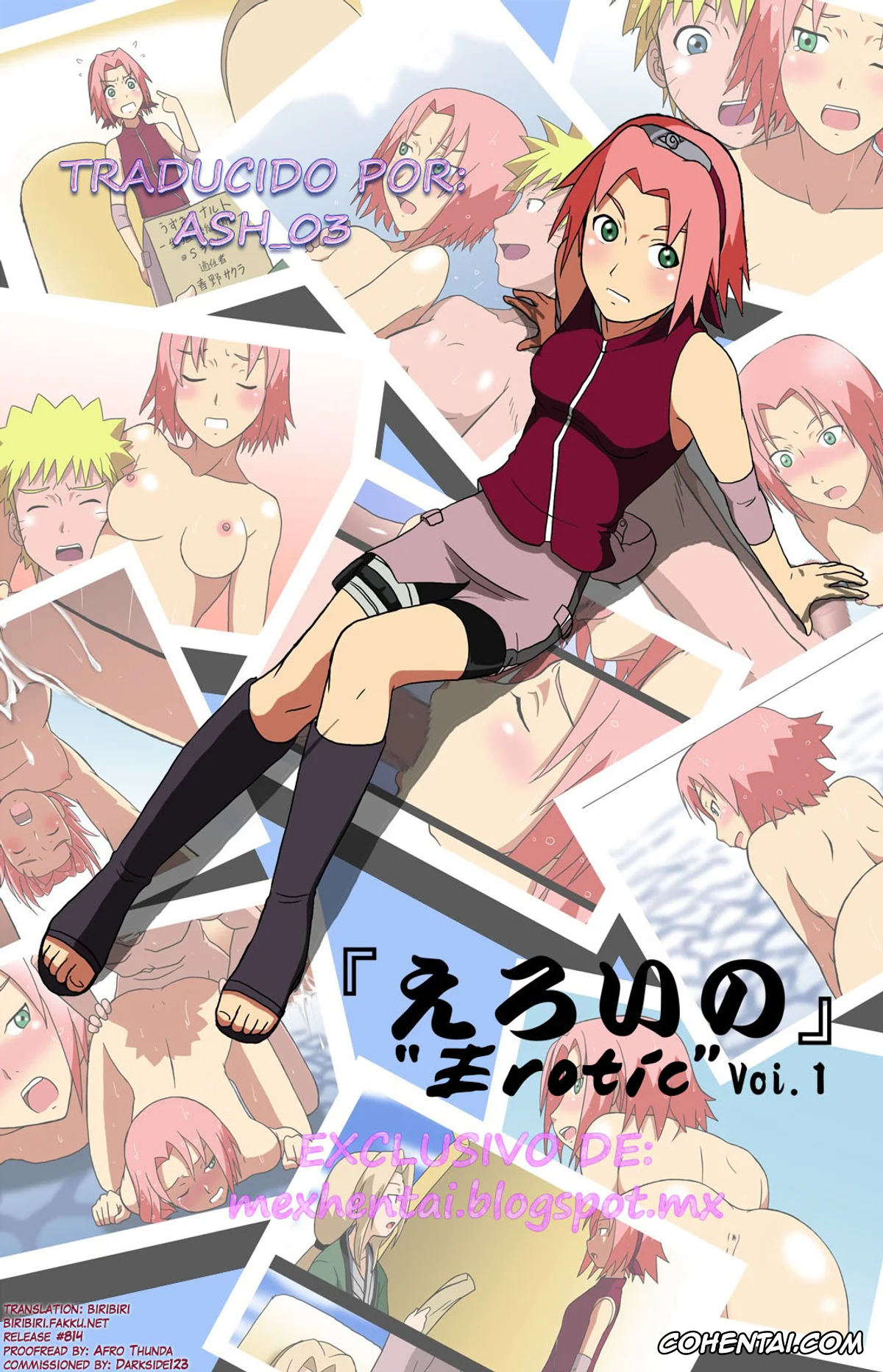 NARUTO xxx, Naruto Uzumaki xxx, Sakura Haruno xxx, Eroi no Vol. 1 (Naruto), pagina 1