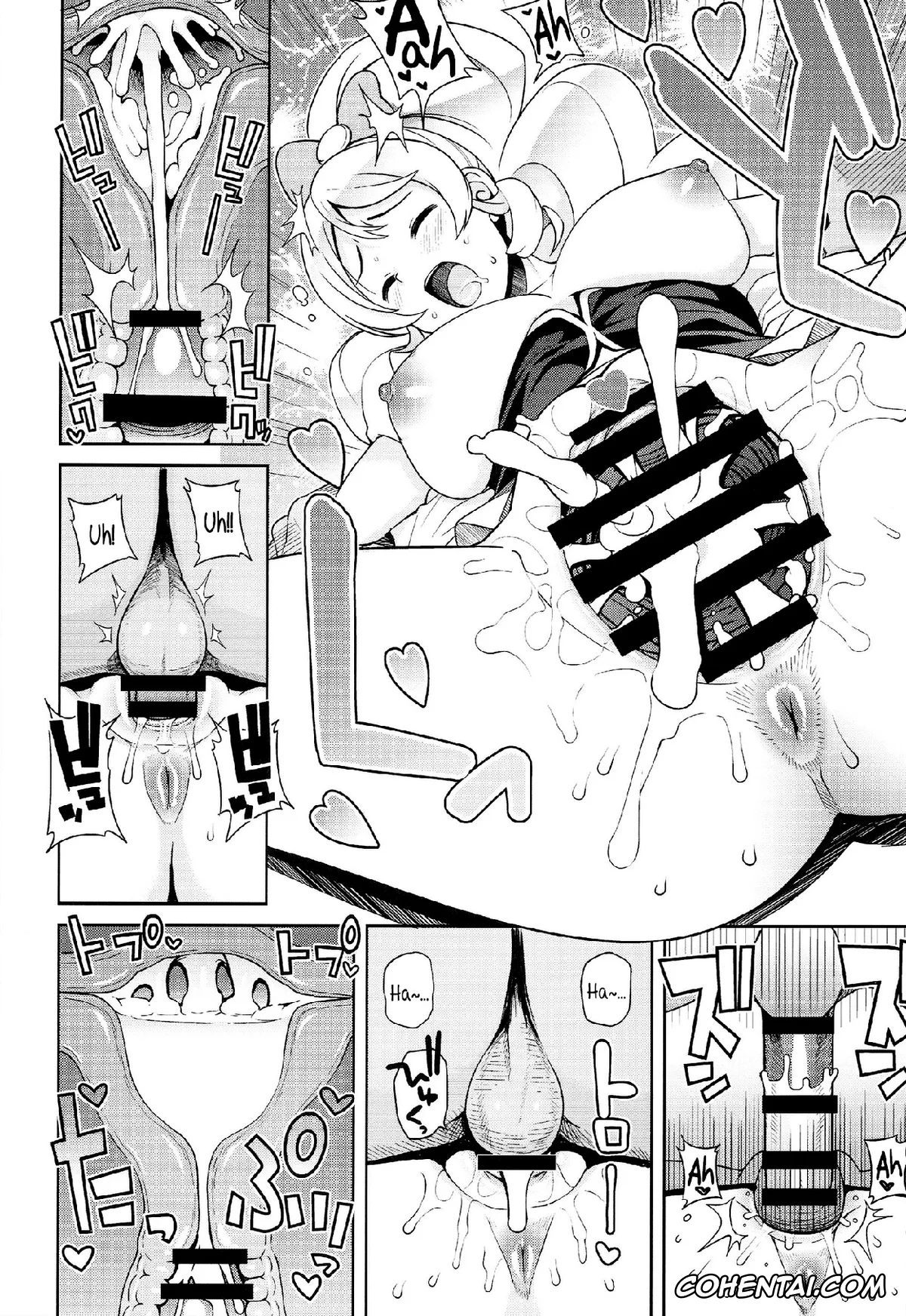 Happinesscharge Precure porno, Cure Honey | Yuko Omori porno, Cure Lovely | Megumi Aino porno, Chibikko Bitch Full charge (HappinessCharge Precure!), pagina 17