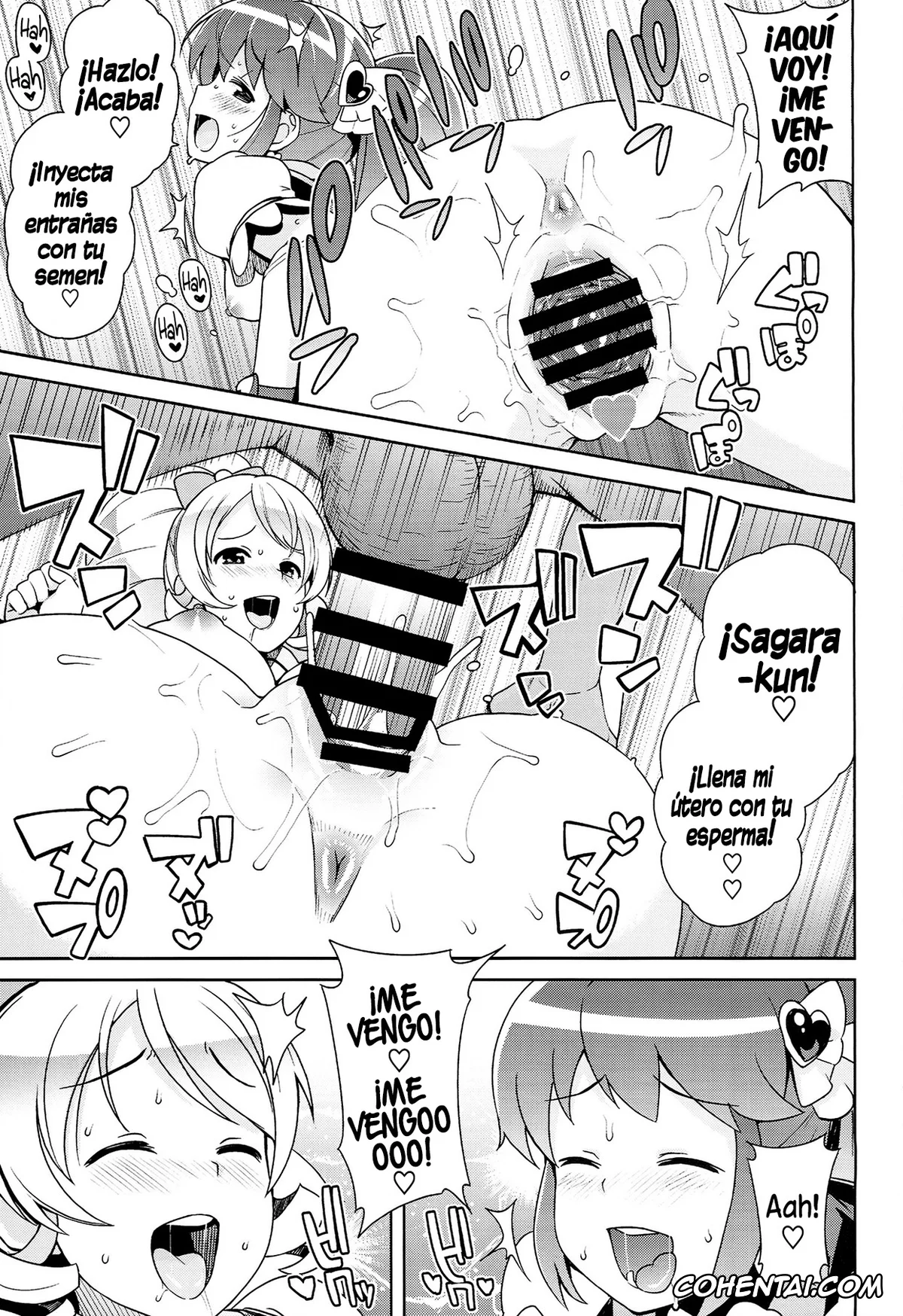 Happinesscharge Precure porno, Cure Honey | Yuko Omori porno, Cure Lovely | Megumi Aino porno, Chibikko Bitch Full charge (HappinessCharge Precure!), pagina 20