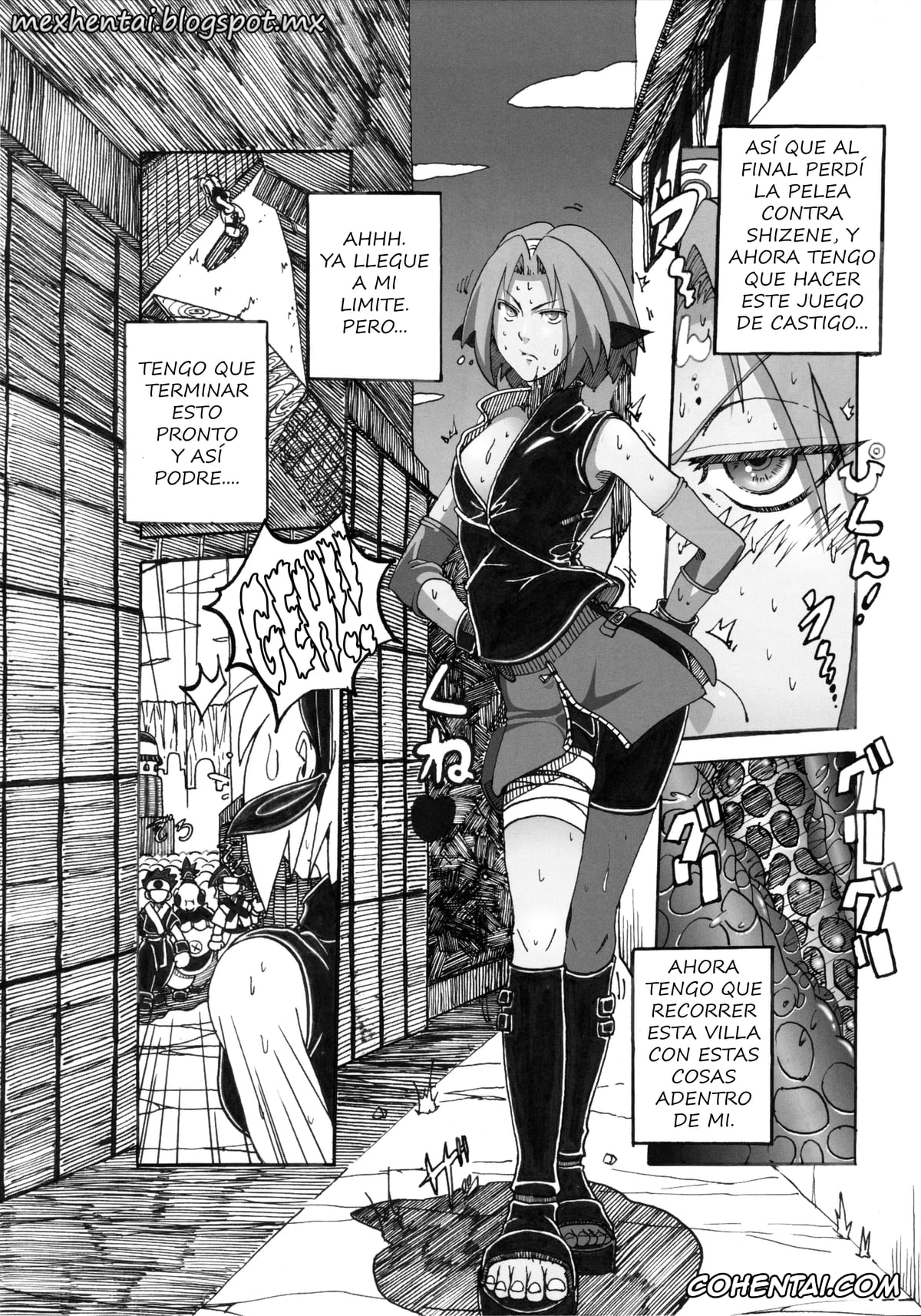 NARUTO porno, Sakura Haruno porno, Sakura Ranbu Den! 2 (Naruto), pagina 2