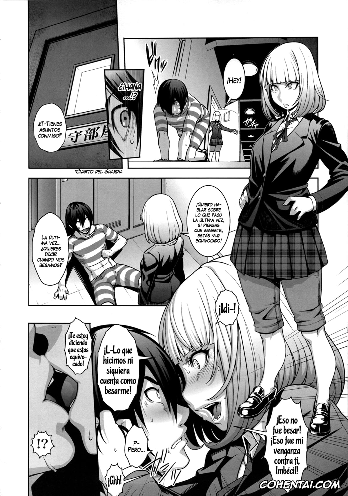 Prison School hentai, Hana Midorikawa hentai, Kiyoshi Fujino hentai, Hana*Hana – Flower of Hana (Prison School), pagina 3