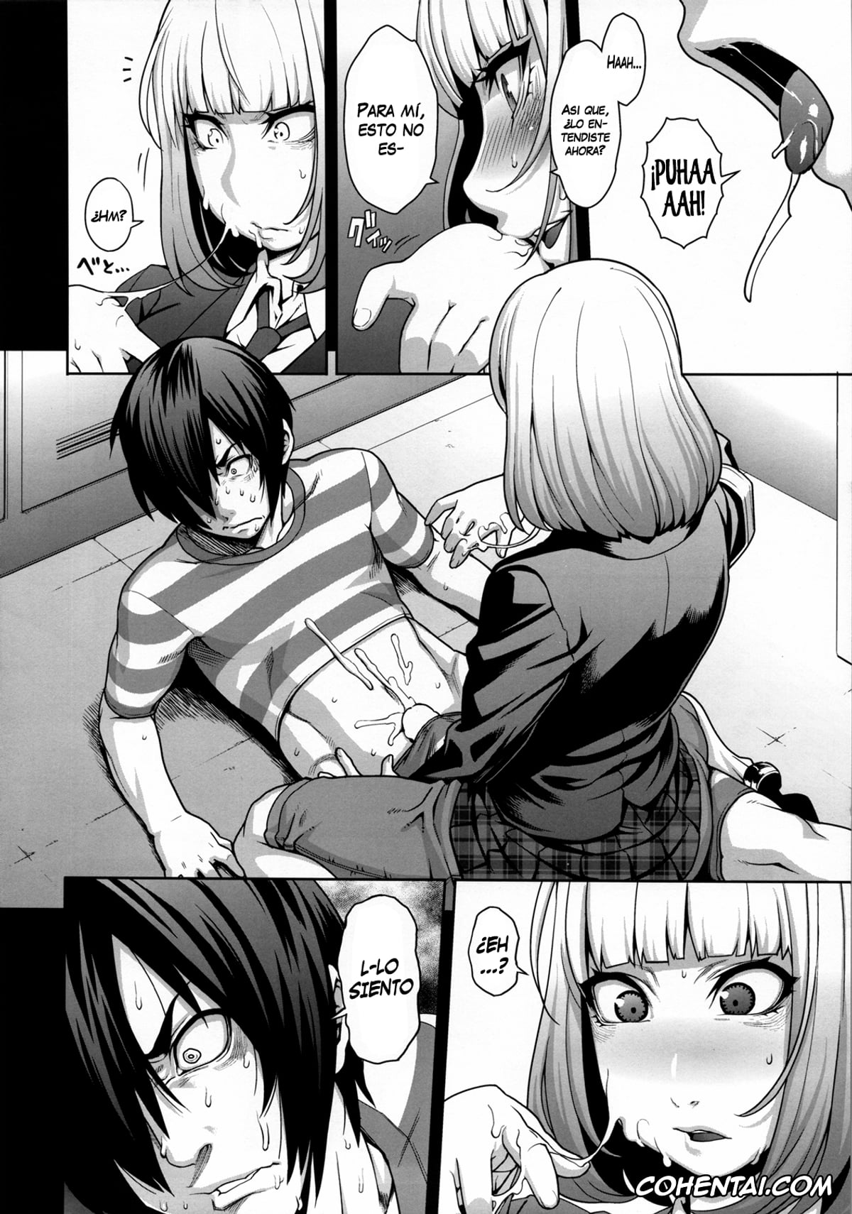 Prison School porno, Hana Midorikawa porno, Kiyoshi Fujino porno, Hana*Hana – Flower of Hana (Prison School), pagina 5