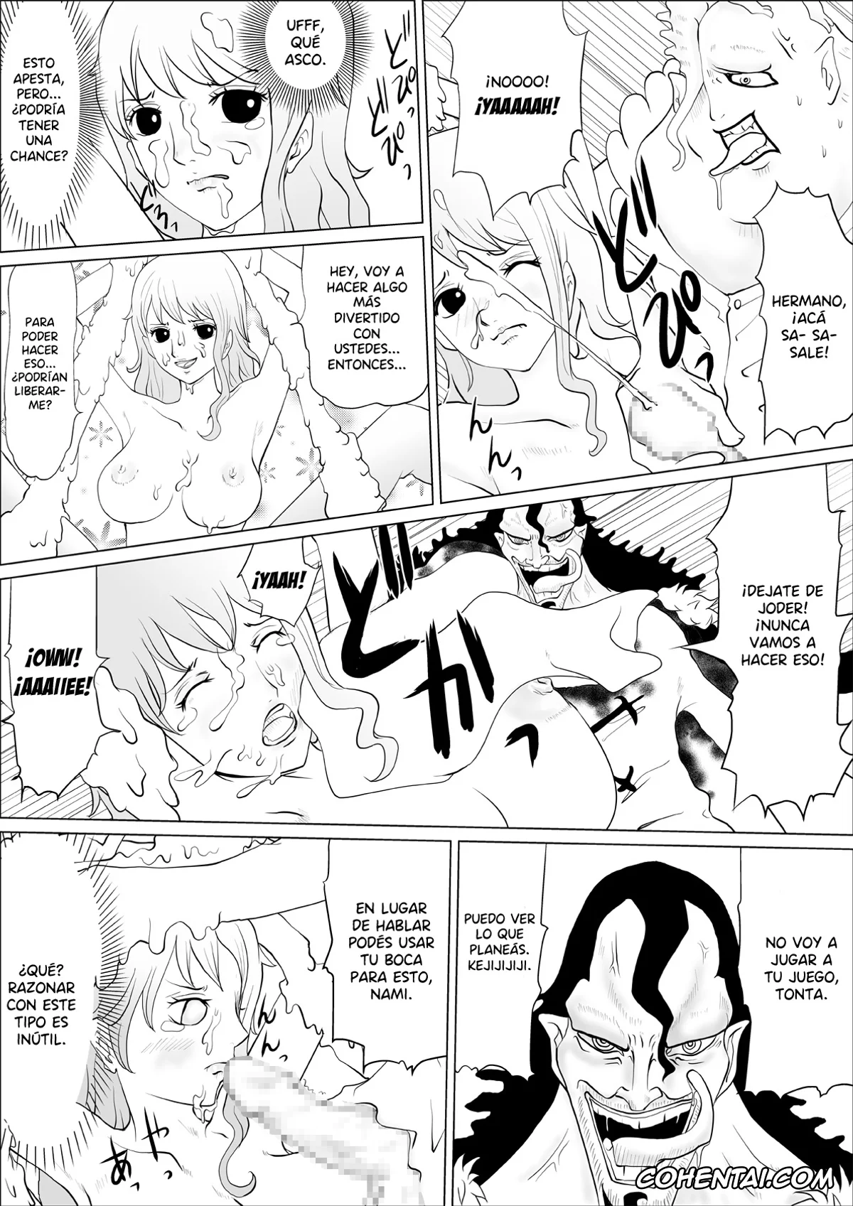 One Piece hentai, Nami hentai, Caribou Coribou no Nami Ijiri (One Piece), pagina 3