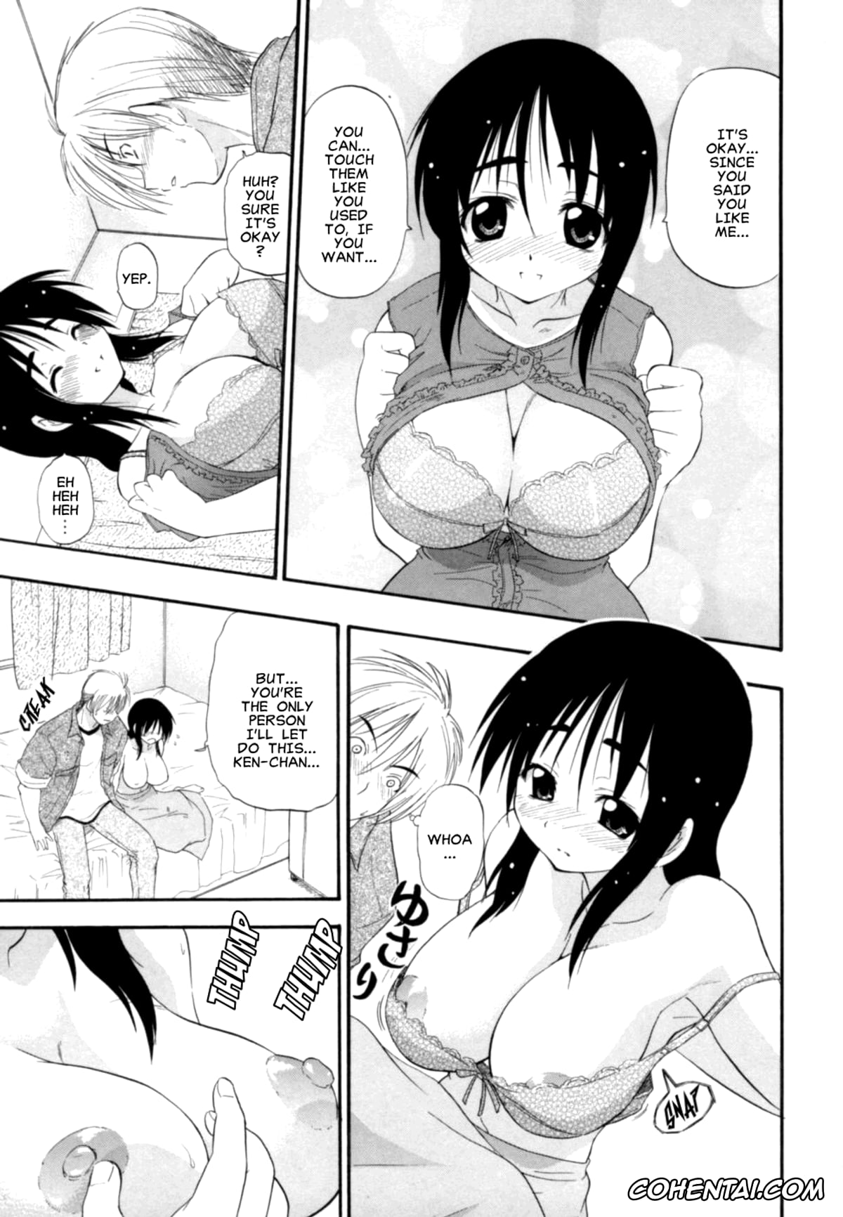 Original hentai, Mune Hatte Ikou!, pagina 9