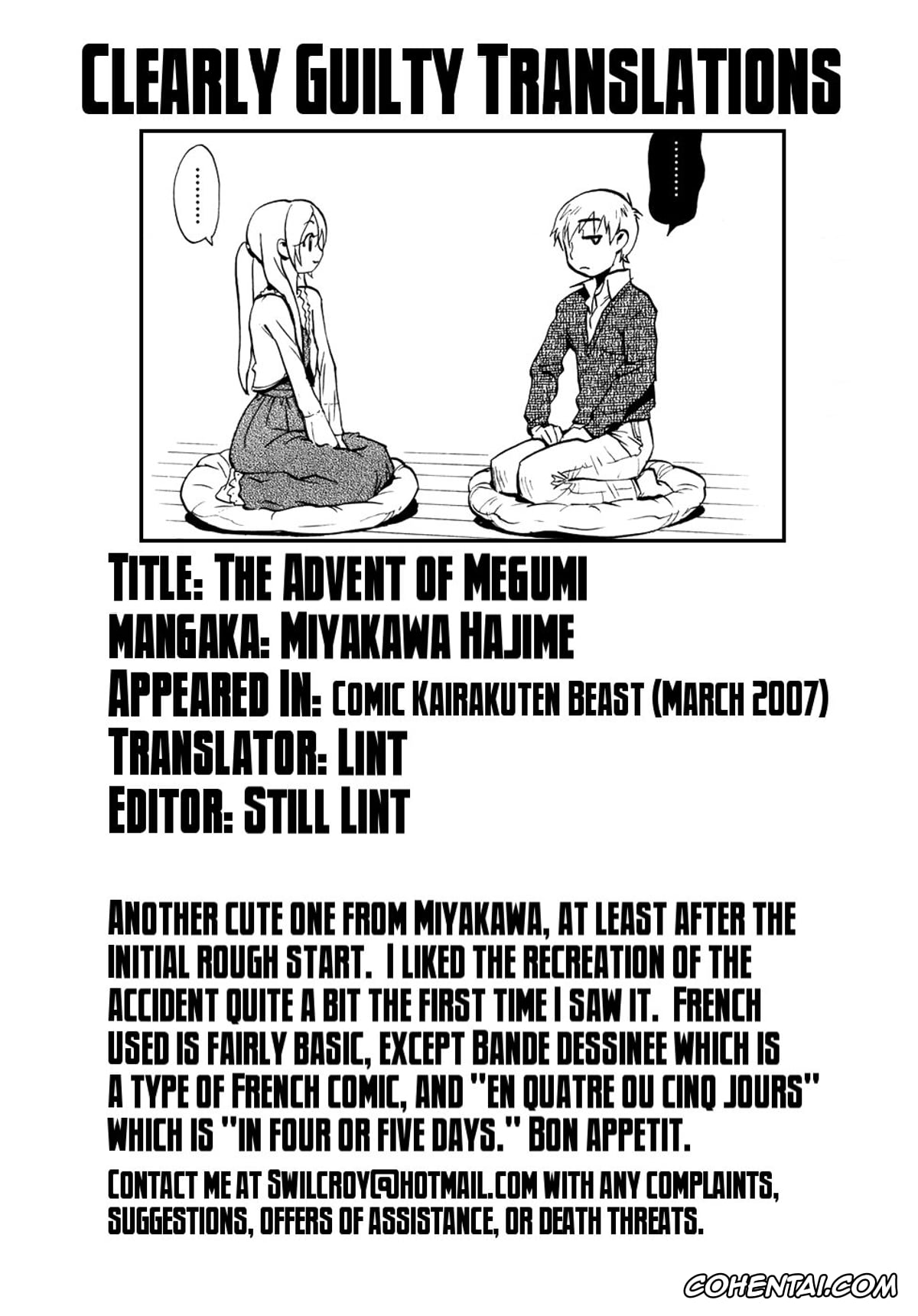 Original xxx, The Advent of Megumi, pagina 19