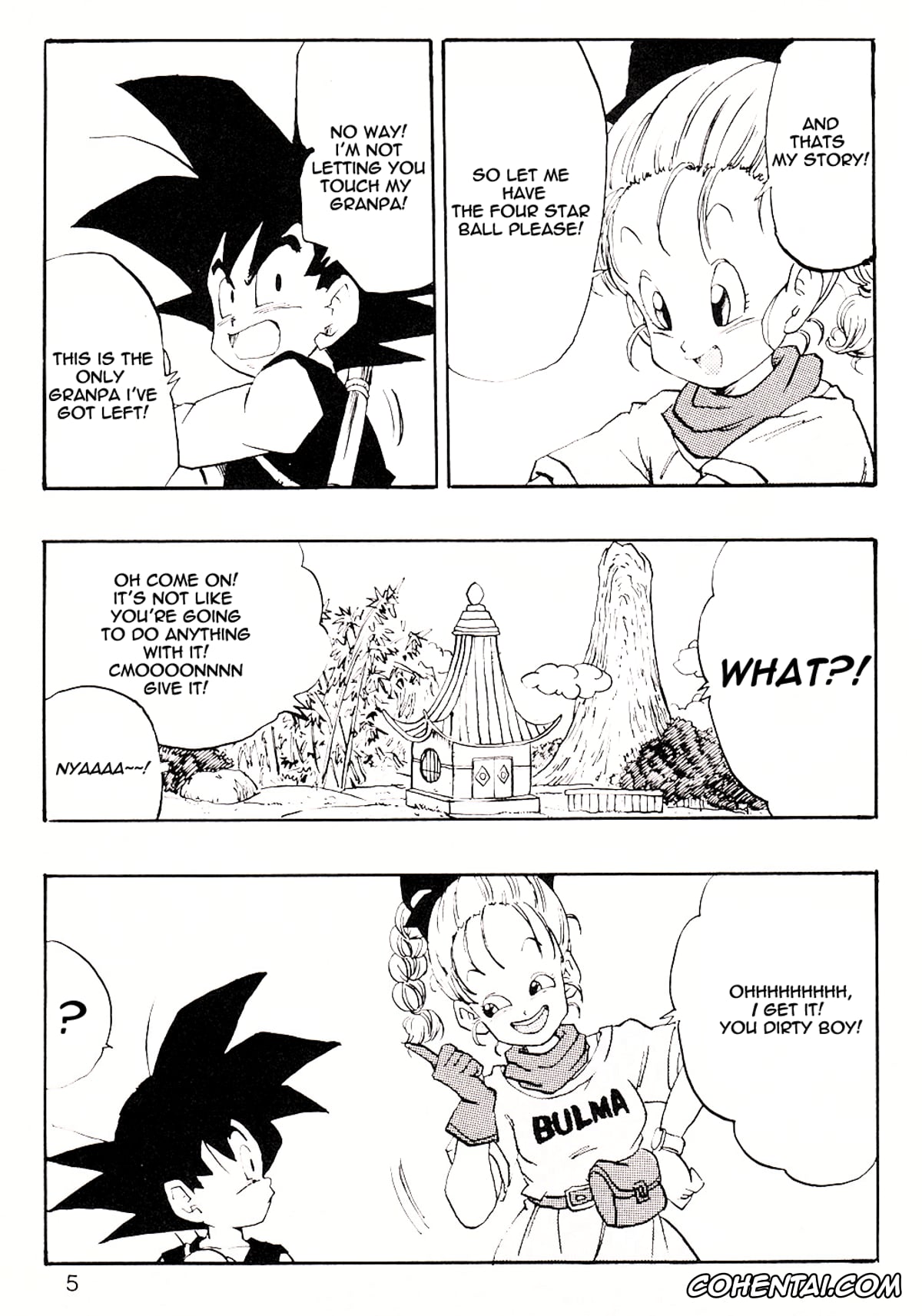 Dragon Ball porno, Bulma Briefs porno, Master Roshi porno, Son Goku porno, Dragon Ball EB 1 – Episode of Bulma (Dragon Ball), pagina 5