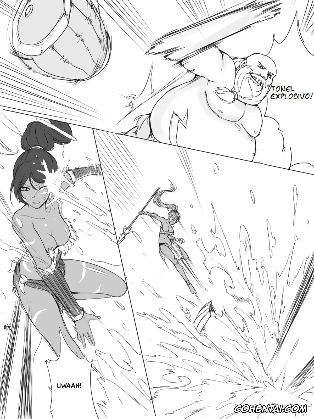 League of Legends hentai, Nidalee hentai, Gragas’s Needlessly Large Rod (League of Legends), pagina 3