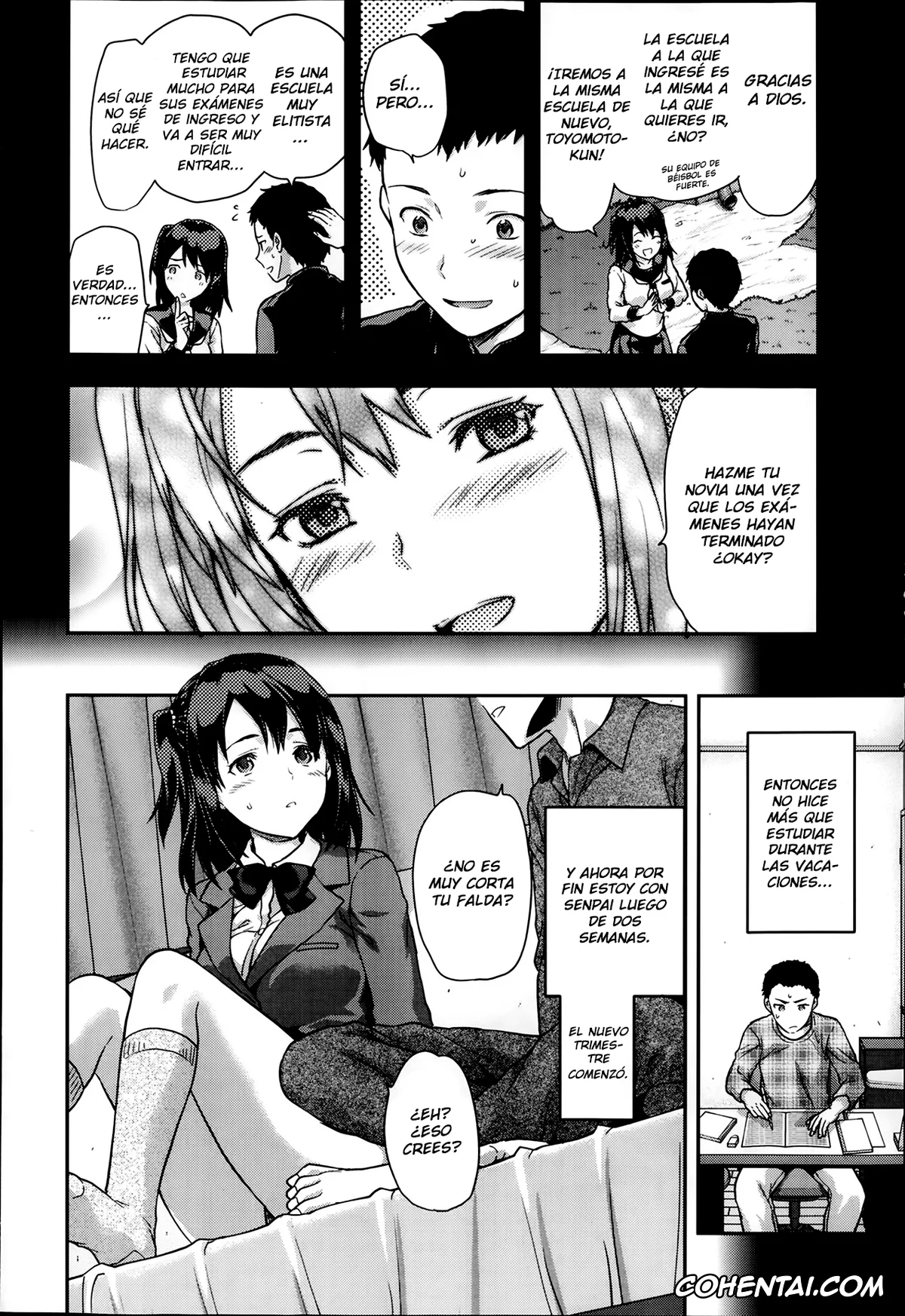 Revistas xxx, COMIC Koh xxx, Iizuka Senpai X Blazer (COMIC Koh Vol. 1), pagina 4