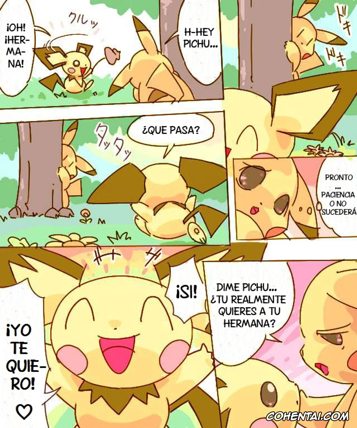 Pokemon | Pocket Monsters xxx, Pichu xxx, Pikachu xxx, Pikachu Kiss Pichu (Pokémon), pagina 1