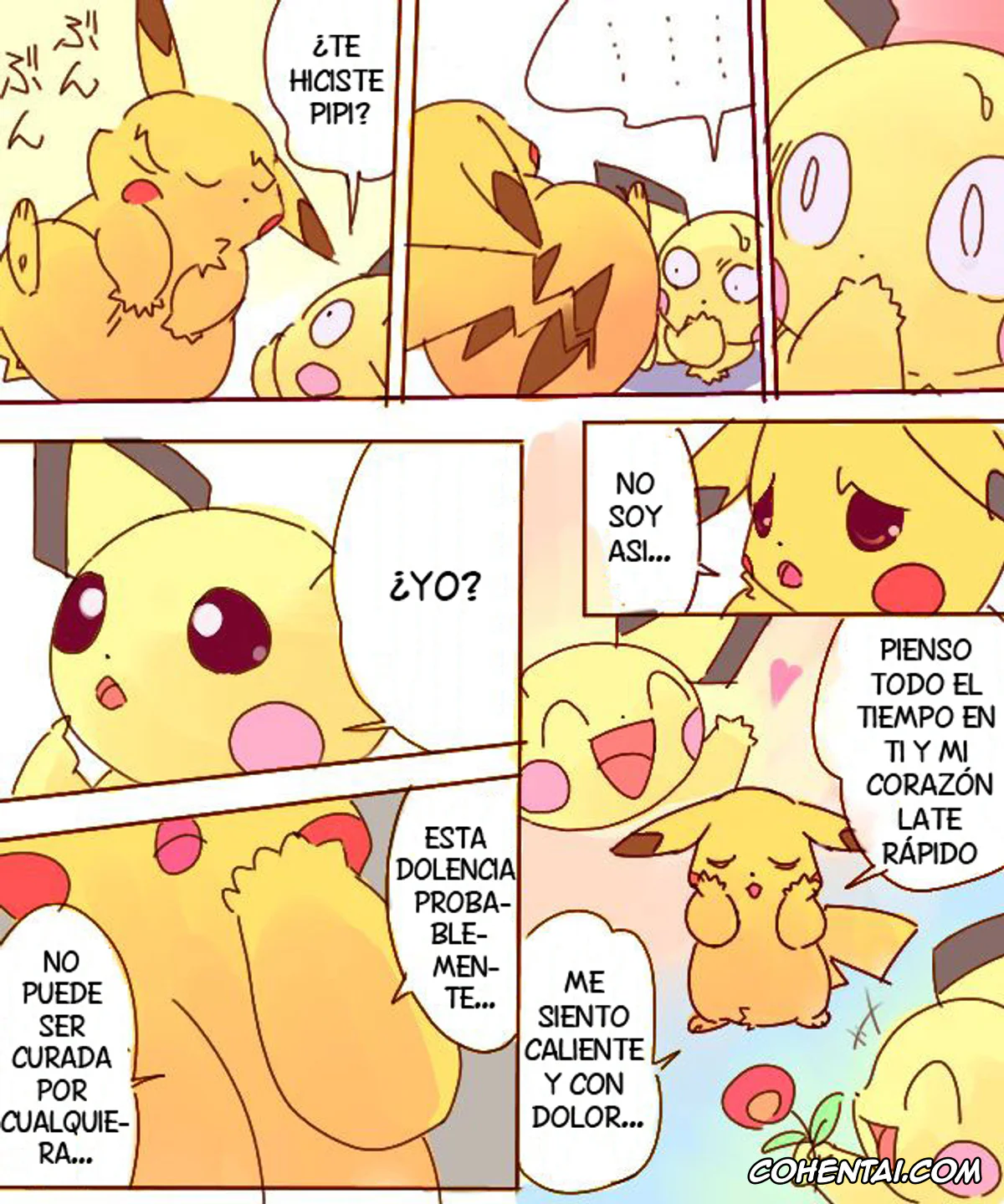 Pokemon | Pocket Monsters hentai, Pichu hentai, Pikachu hentai, Pikachu Kiss Pichu (Pokémon), pagina 3