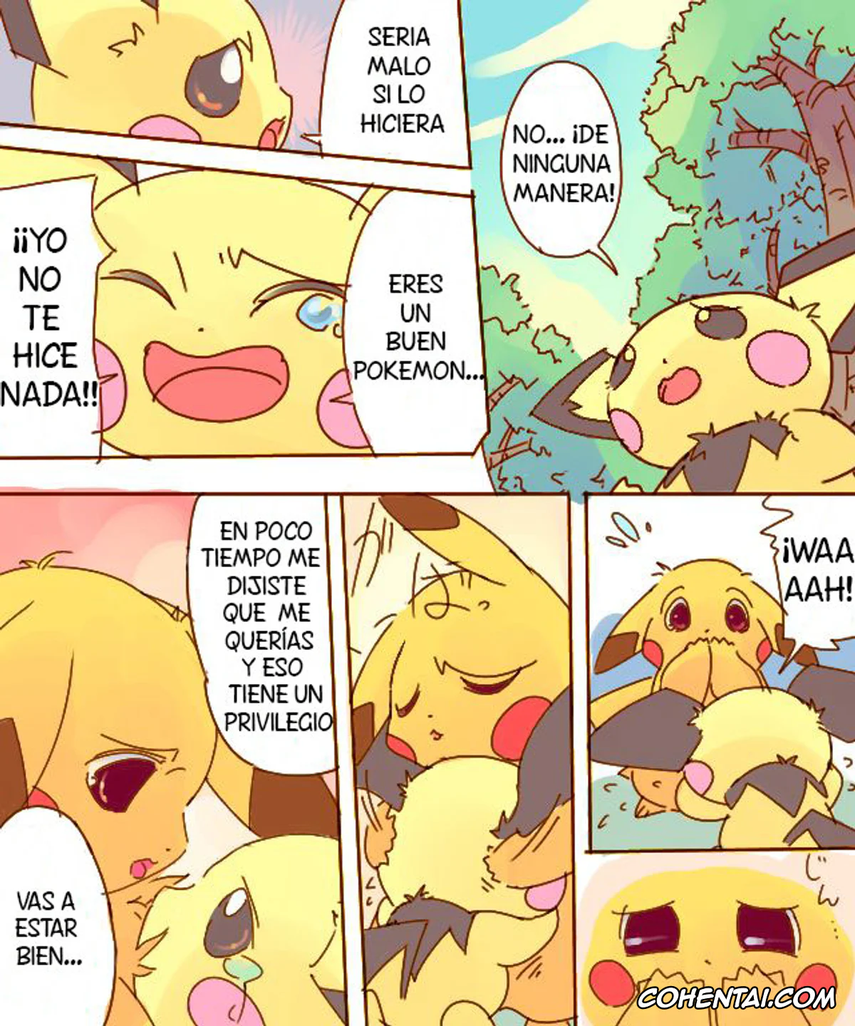 Pokemon | Pocket Monsters xxx, Pichu xxx, Pikachu xxx, Pikachu Kiss Pichu (Pokémon), pagina 4
