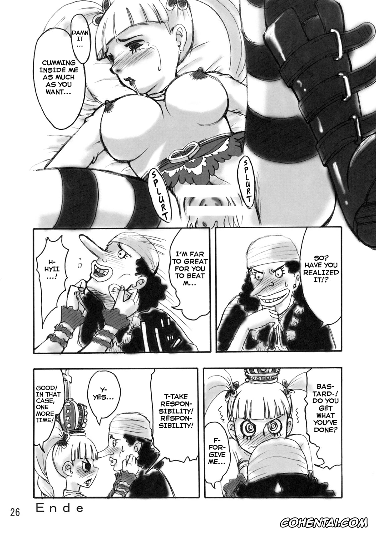 One Piece xxx, Nami xxx, Nico Robin xxx, Perona xxx, Sanji Vinsmoke xxx, Usopp xxx, Kidou Yon (One Piece), pagina 25