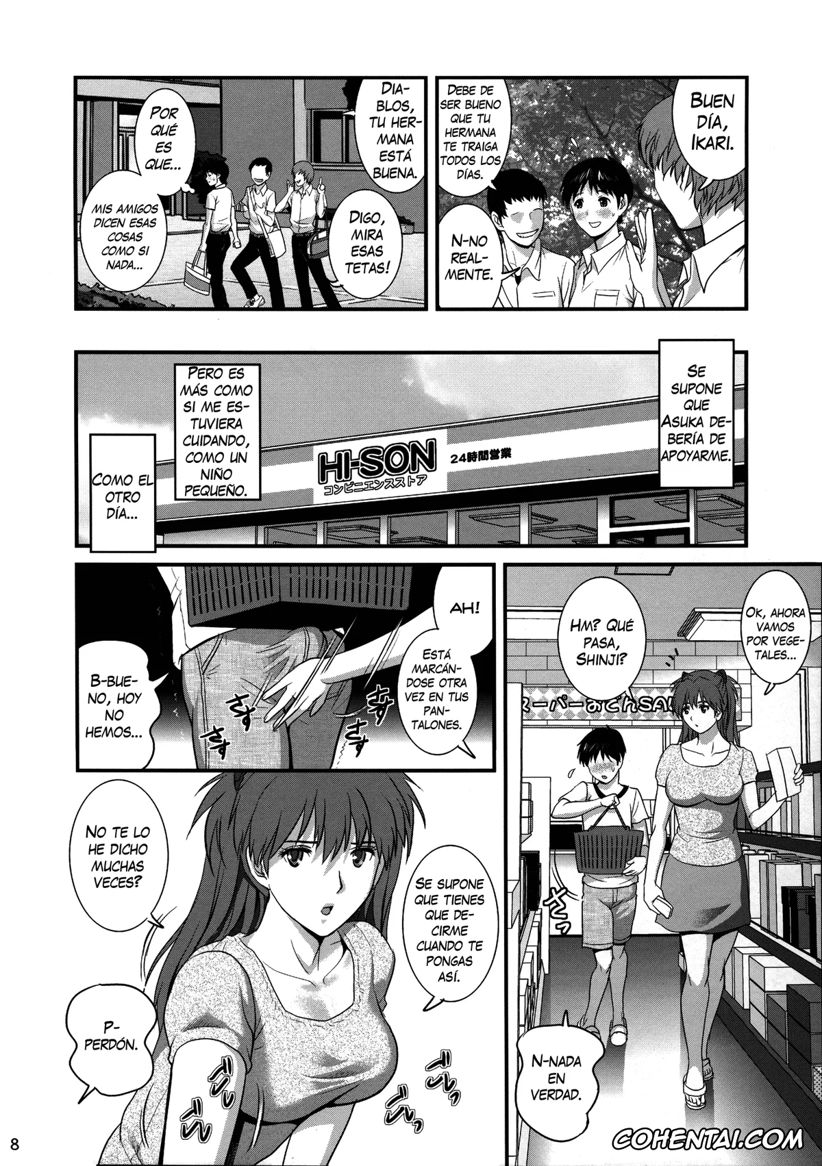 Neon Genesis Evangelion porno, Asuka Langley Soryu porno, Shinji Ikari porno, ASUKA28 (Neon Genesis Evangelion), pagina 8