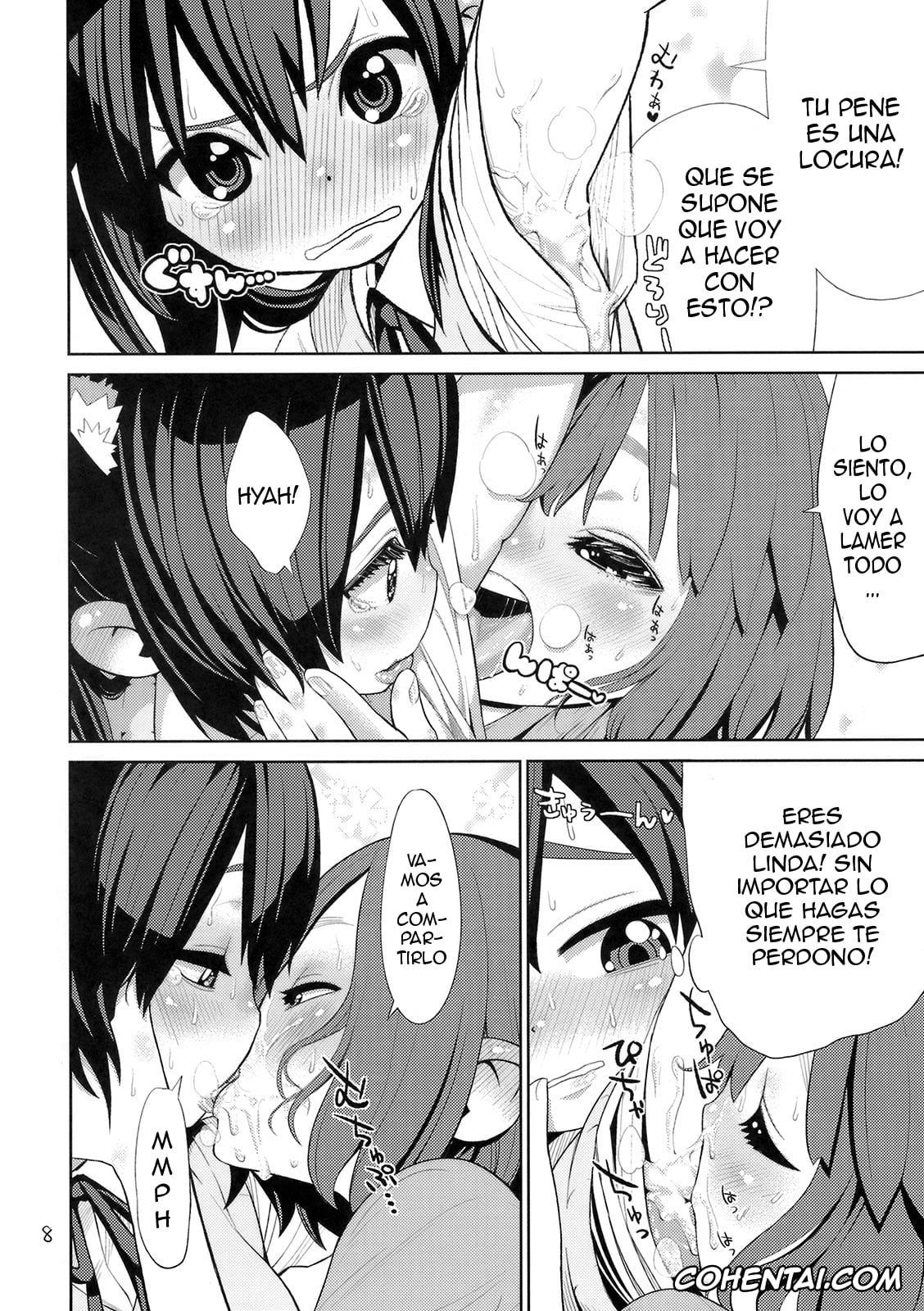 K-ON! hentai, Azusa Nakano hentai, Yui Hirasawa hentai, Houkago Tinpo Time! (K-ON!), pagina 9
