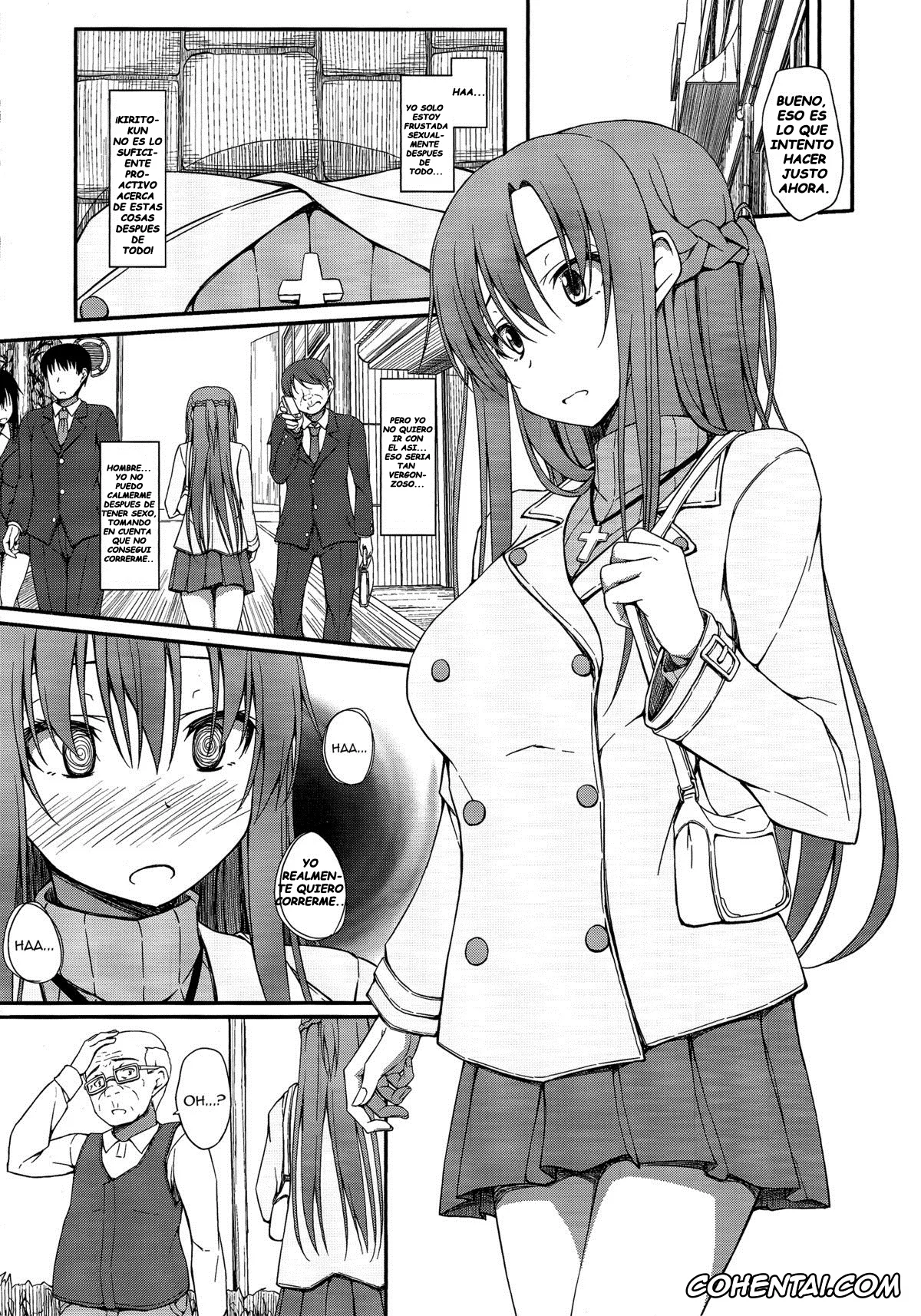 Sword Art Online hentai, Asuna Yuuki hentai, SLAVE ASUNA ONLINE 3 (Sword Art Online), pagina 6
