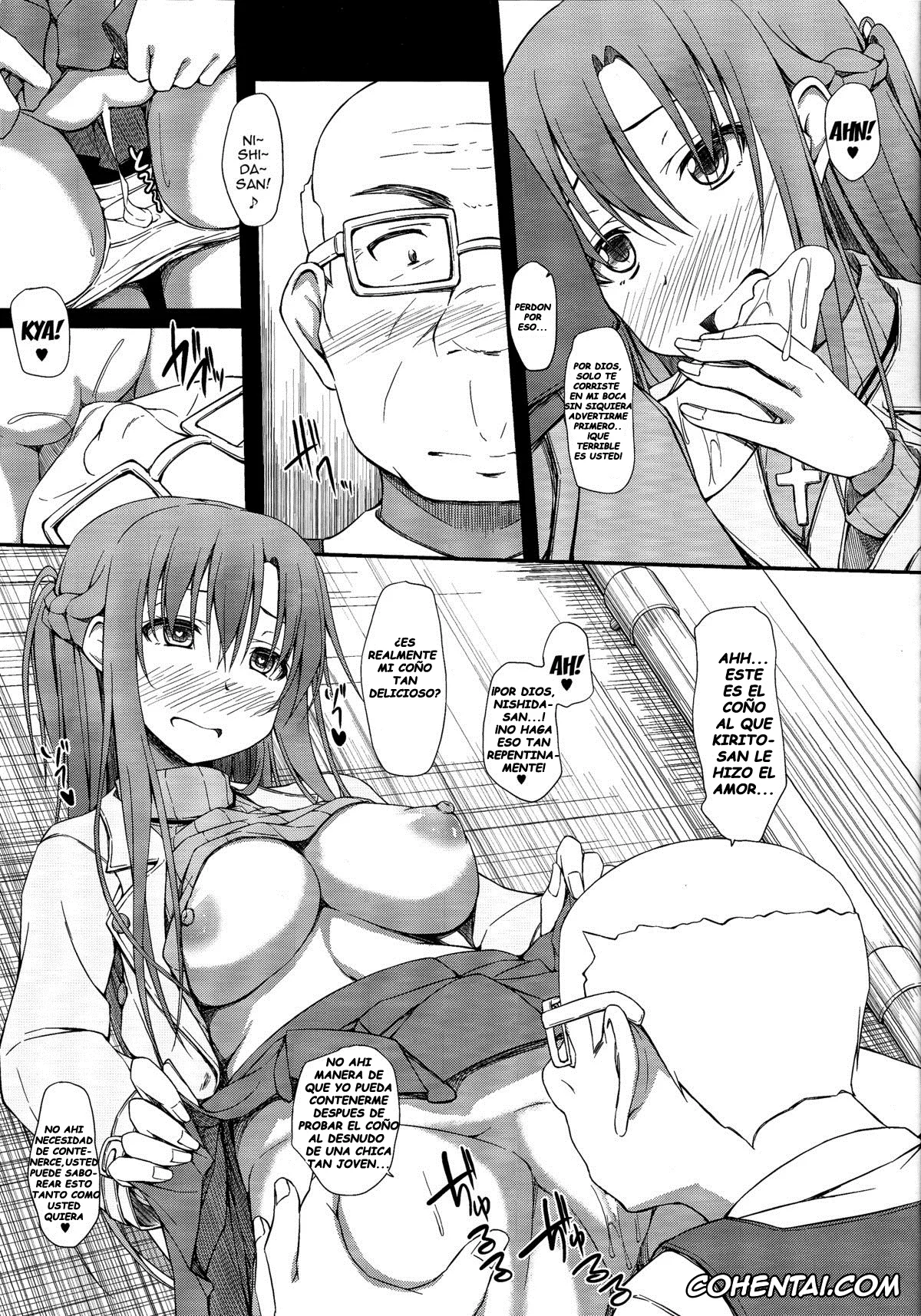 Sword Art Online xxx, Asuna Yuuki xxx, SLAVE ASUNA ONLINE 3 (Sword Art Online), pagina 10