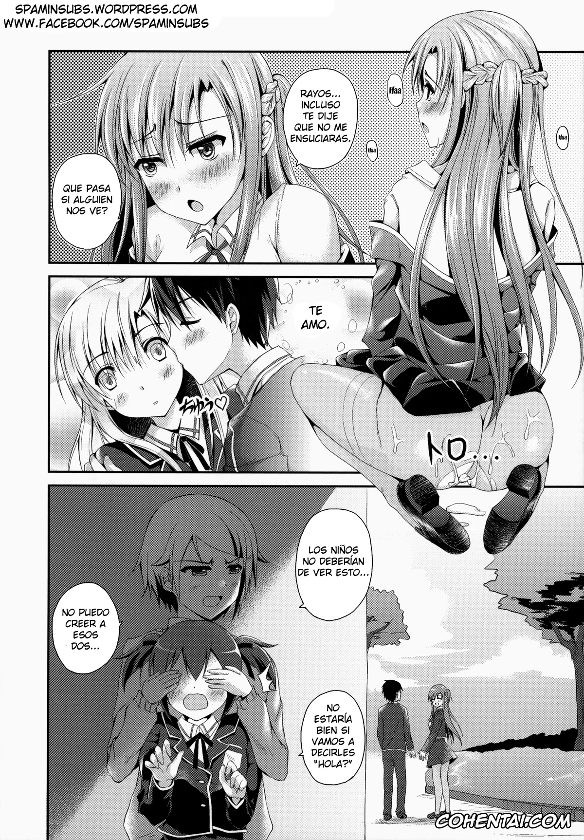 Sword Art Online xxx, Asuna Yuuki xxx, Kazuto Kirigaya | Kirito xxx, Shishunki ni Nama de Nakadashi suru. (Sword Art Online), pagina 16