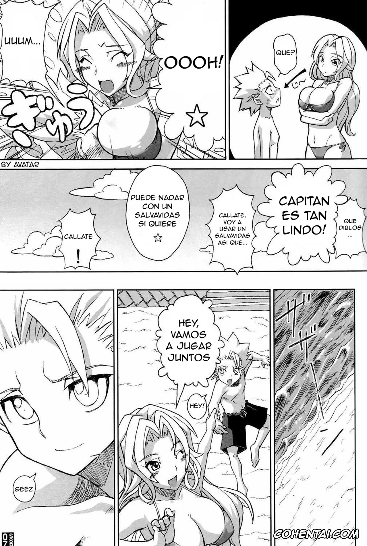Bleach porno, Rangiku Matsumoto porno, Toushirou Hitsugaya porno, Sexy Summer Beach (Bleach), pagina 5