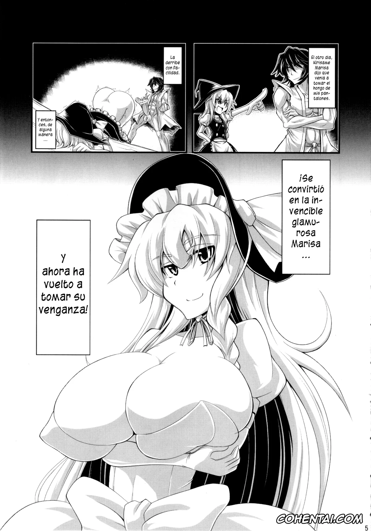 Touhou Project hentai, Marisa Kirisame hentai, GLAMOROUS MARISA (Touhou Project), pagina 3