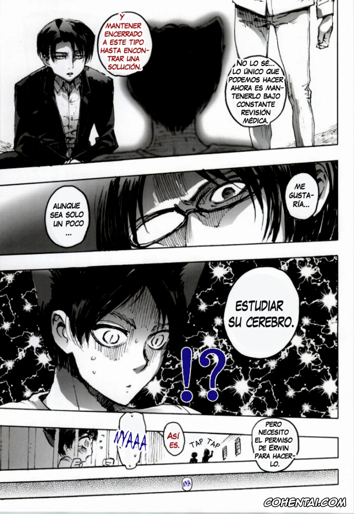 Shingeki No Kyojin | Attack On Titan porno, Eren Jaeger porno, Levi Ackerman porno, Neko ni Natta Buka ga Katte ni Hatsujou Shite Sugoku Komaru (Shingeki no Kyojin), pagina 5