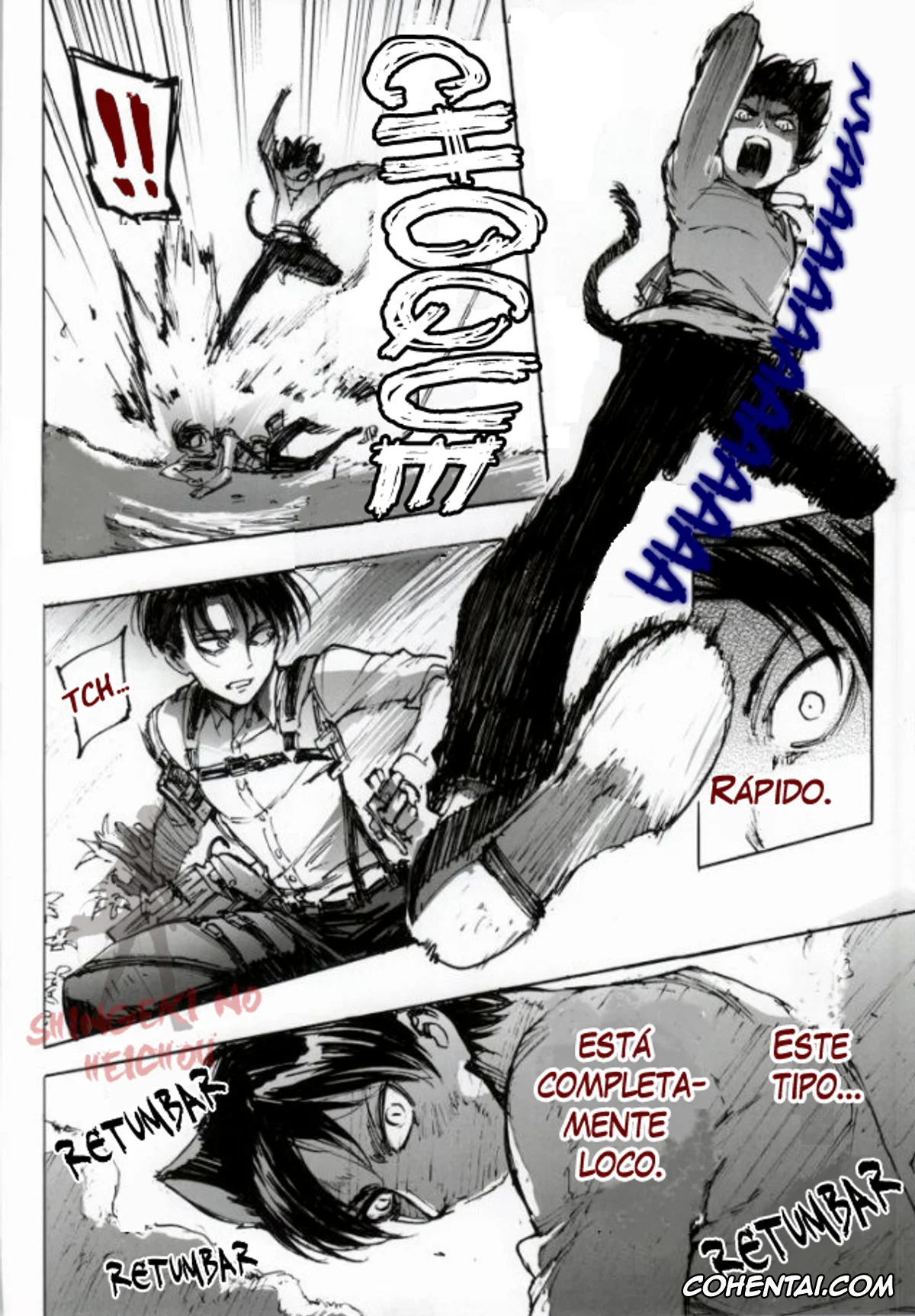 Shingeki No Kyojin | Attack On Titan hentai, Eren Jaeger hentai, Levi Ackerman hentai, Neko ni Natta Buka ga Katte ni Hatsujou Shite Sugoku Komaru (Shingeki no Kyojin), pagina 12