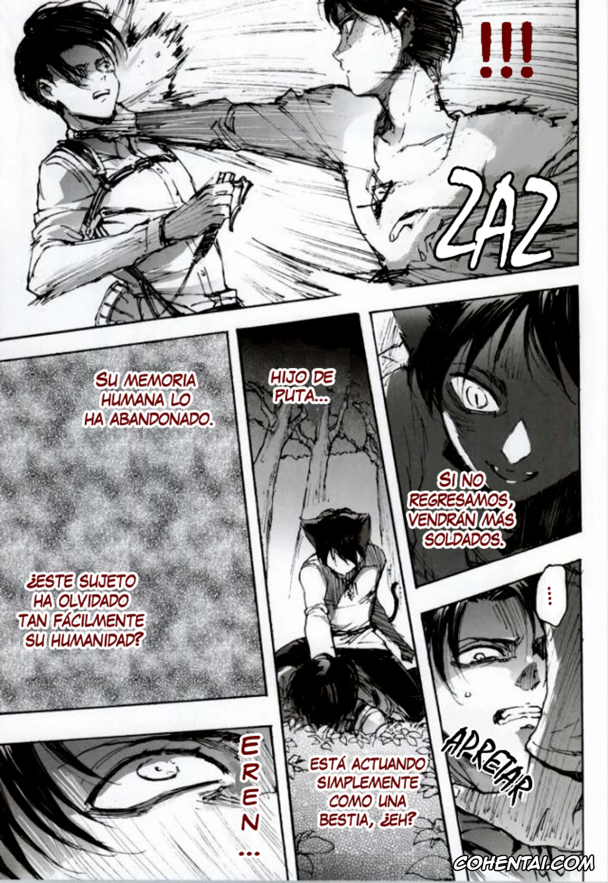 Shingeki No Kyojin | Attack On Titan xxx, Eren Jaeger xxx, Levi Ackerman xxx, Neko ni Natta Buka ga Katte ni Hatsujou Shite Sugoku Komaru (Shingeki no Kyojin), pagina 13