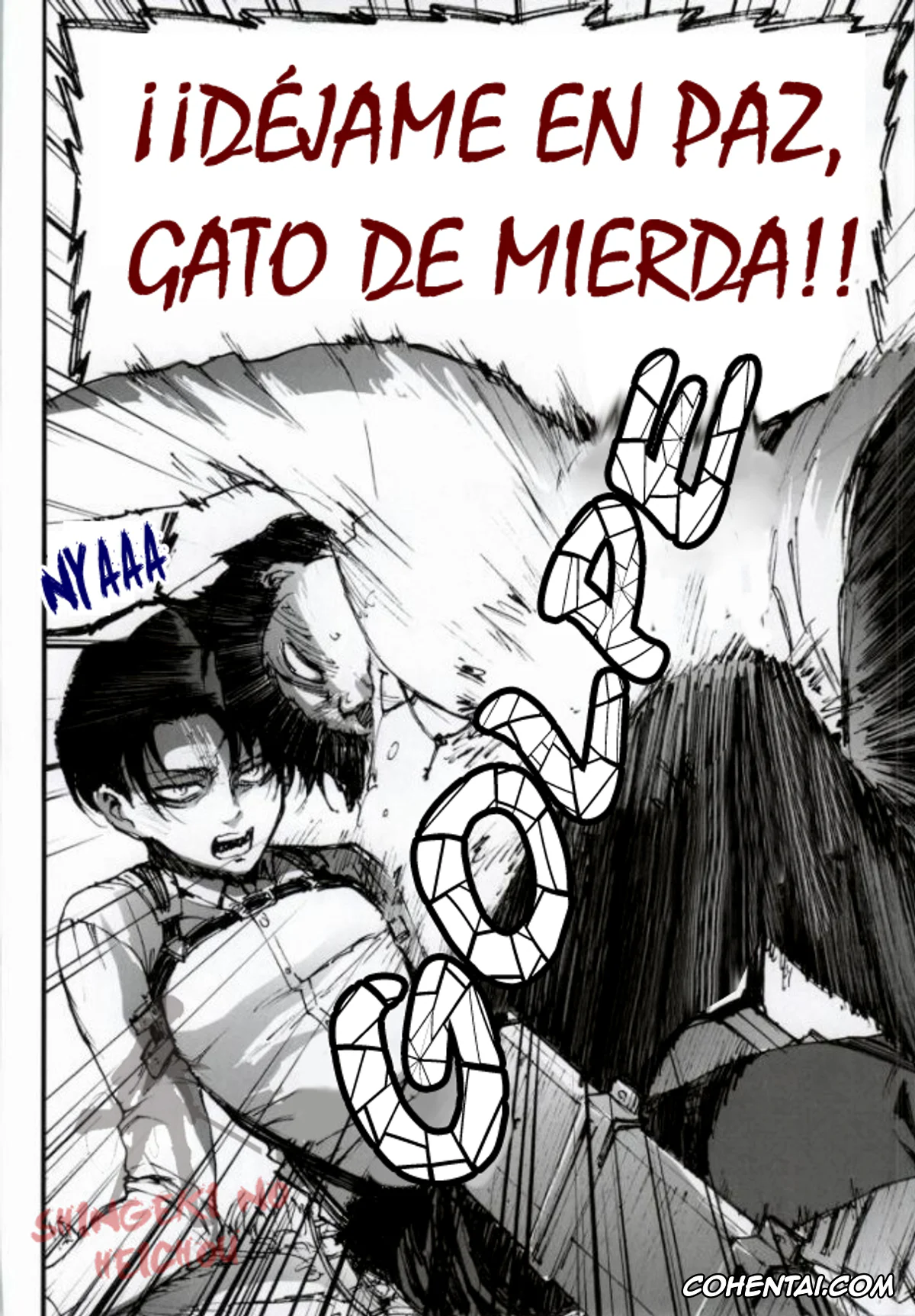 Shingeki No Kyojin | Attack On Titan porno, Eren Jaeger porno, Levi Ackerman porno, Neko ni Natta Buka ga Katte ni Hatsujou Shite Sugoku Komaru (Shingeki no Kyojin), pagina 14