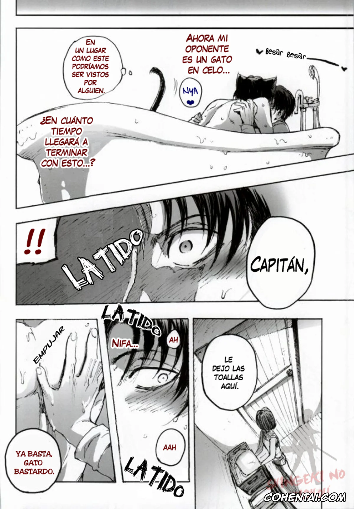 Shingeki No Kyojin | Attack On Titan xxx, Eren Jaeger xxx, Levi Ackerman xxx, Neko ni Natta Buka ga Katte ni Hatsujou Shite Sugoku Komaru (Shingeki no Kyojin), pagina 22